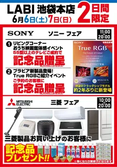 03.06.2026から有効なオファーを含む ヤマダ 電機 - 2日間限定フェア