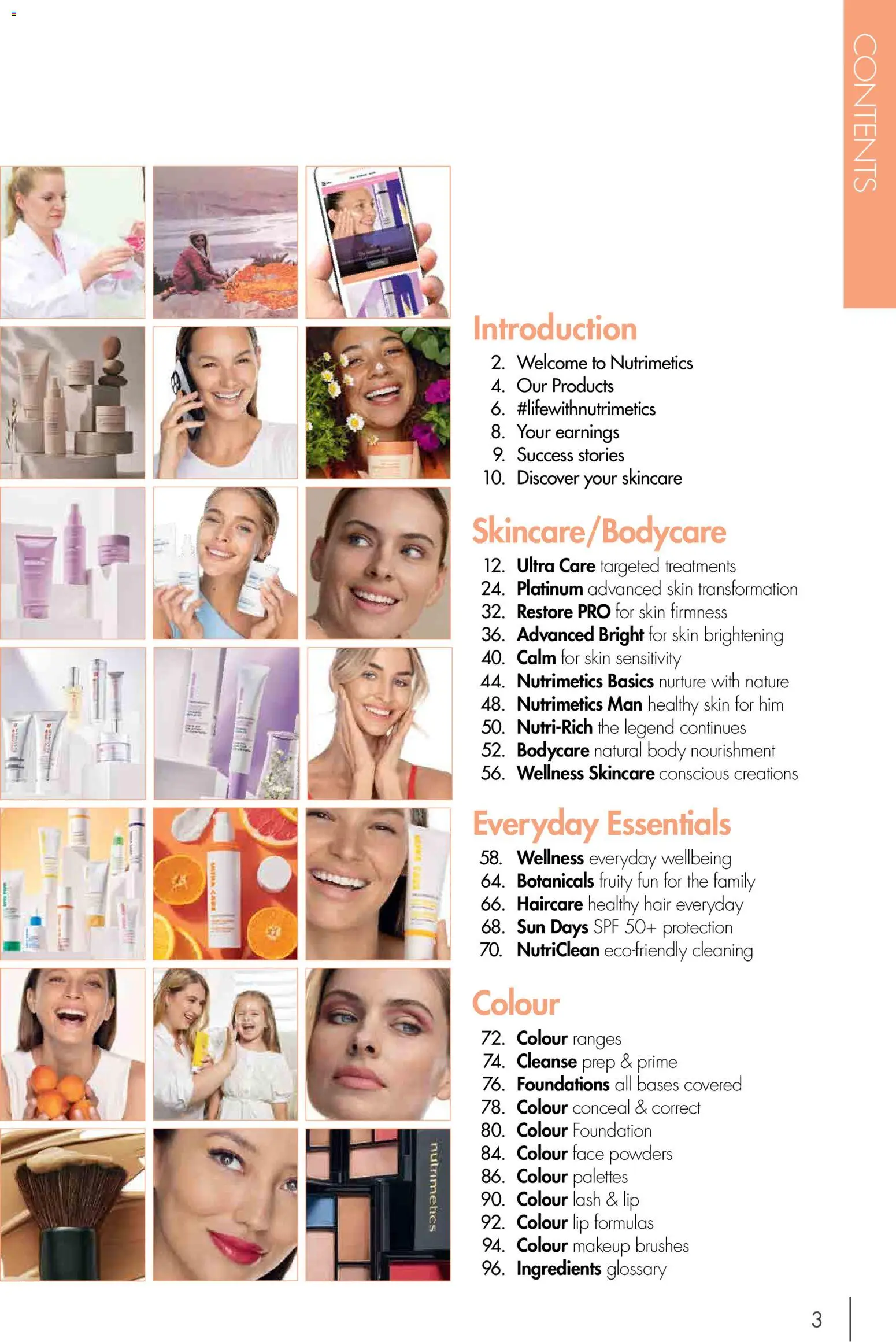 Nutrimetics catalogue - valid from 01/01/2026 | Page: 3 | Products: Ingredients, Makeup, Foundation
