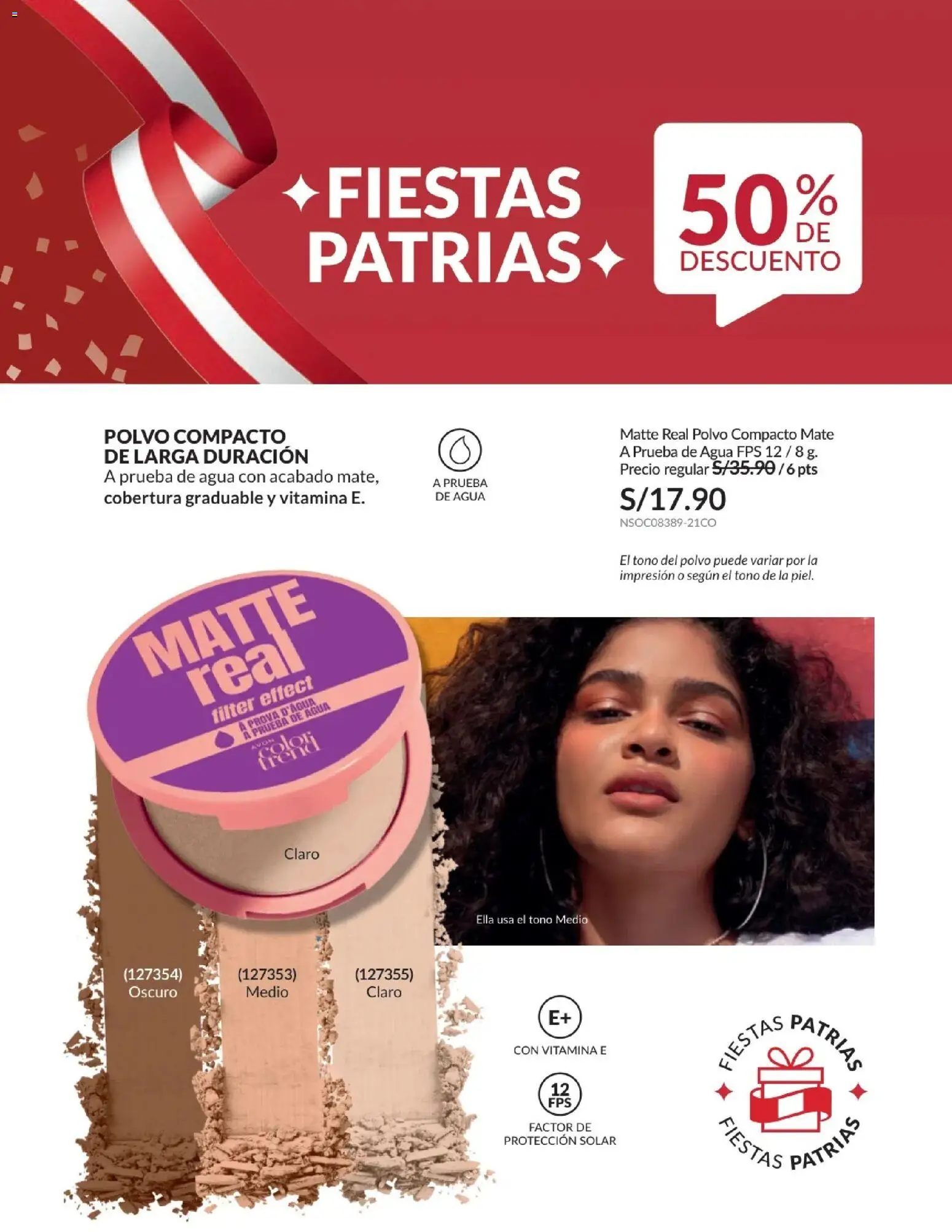 Catálogo Avon válido desde 01/07/2026 | Página: 54 | Productos: Polvo