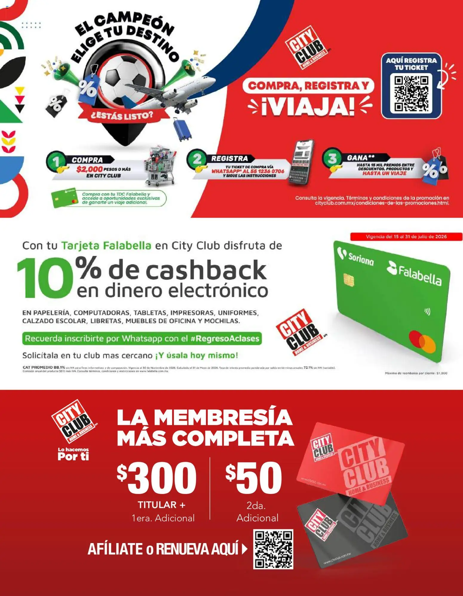 Nuevas ofertas de City Club válidas en toda la República Mexicana desde el 01/07/2026. ¡Encuentra las mejores ofertas en City Club catálogo! | Página: 60
