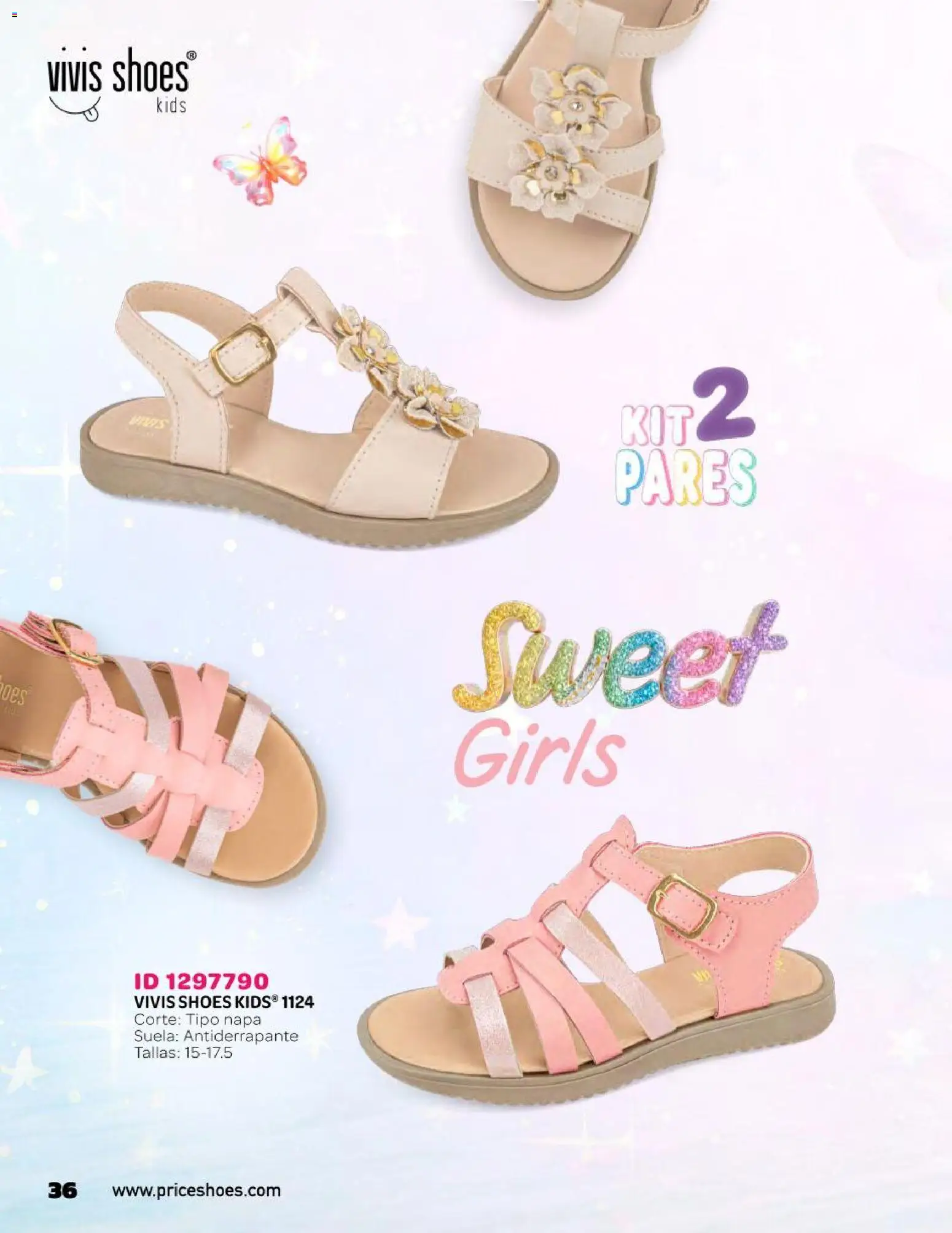 Nuevas ofertas de Price Shoes válidas en toda la República Mexicana desde el 21/10/2026. ¡Encuentra las mejores ofertas en Price Shoes catálogo Kids! | Página: 36
