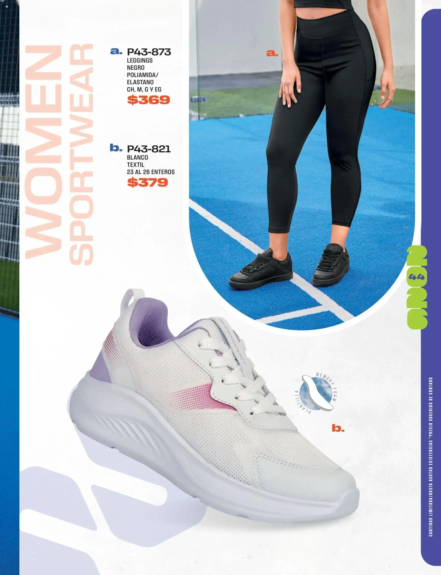 Nuevas ofertas de Cklass válidas en toda la República Mexicana desde el 15.05.2026. ¡Encuentra las mejores ofertas en Cklass catálogo Pasión futbolera! | Página: 45 | Productos: Leggings