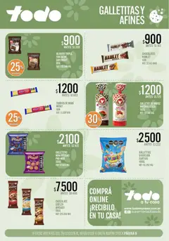 Vista previa Supermercados TODO Ofertas válido desde el 28/07/2026 | Página: 6 | Productos: Galletitas, Sal, Arroz, Galletas