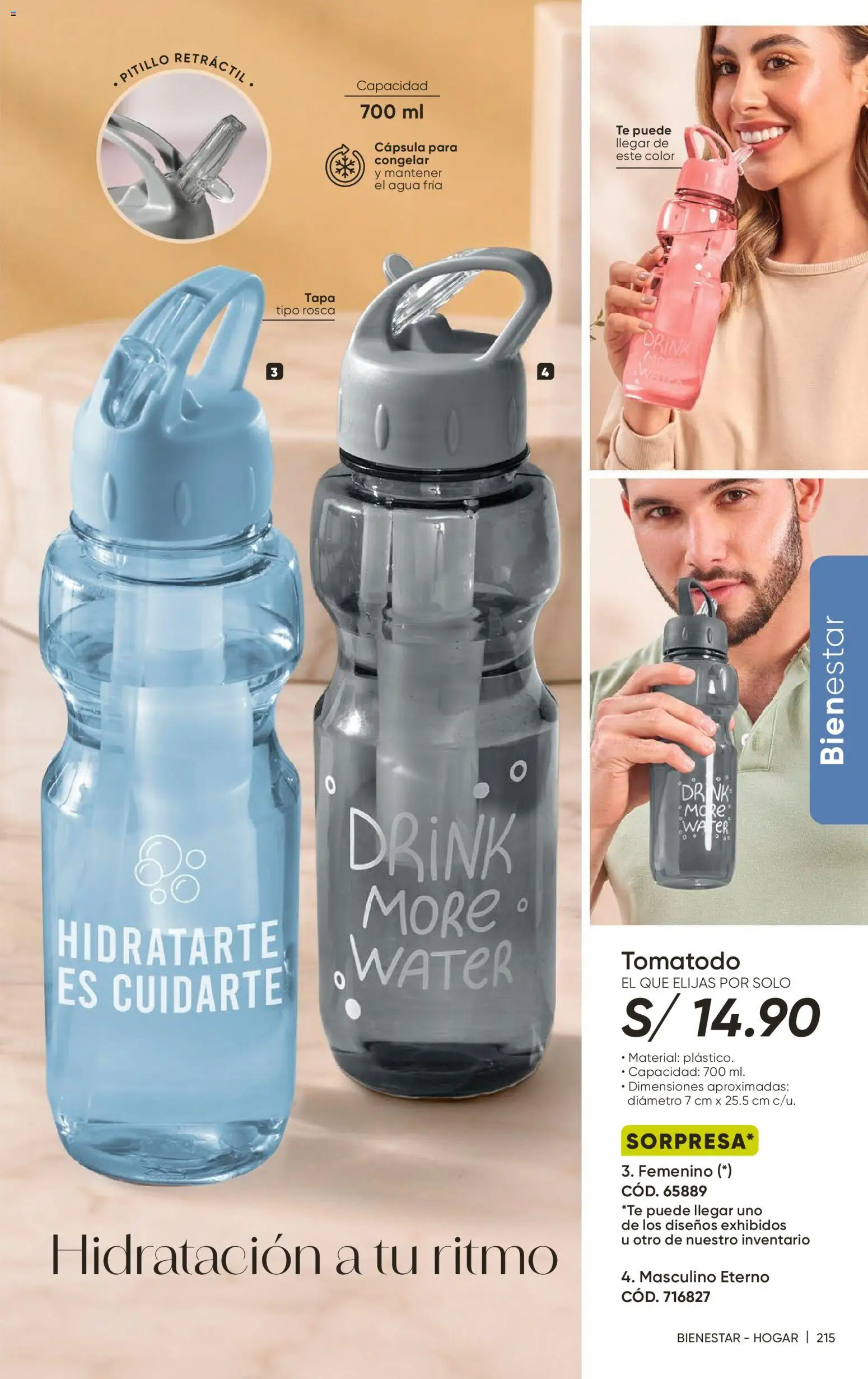 Catálogo Azzorti válido desde 14/08/2026 | Página: 217 | Productos: Tapa, Té, Cápsula, Agua