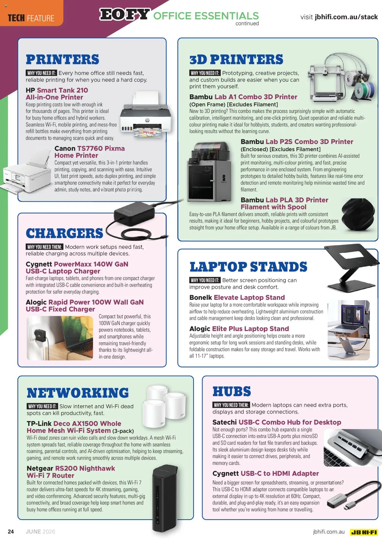 JB Hi-Fi catalogue - valid from 01.06.2026 | Page: 24 | Products: Desk, Desktop, Laptop, Screen