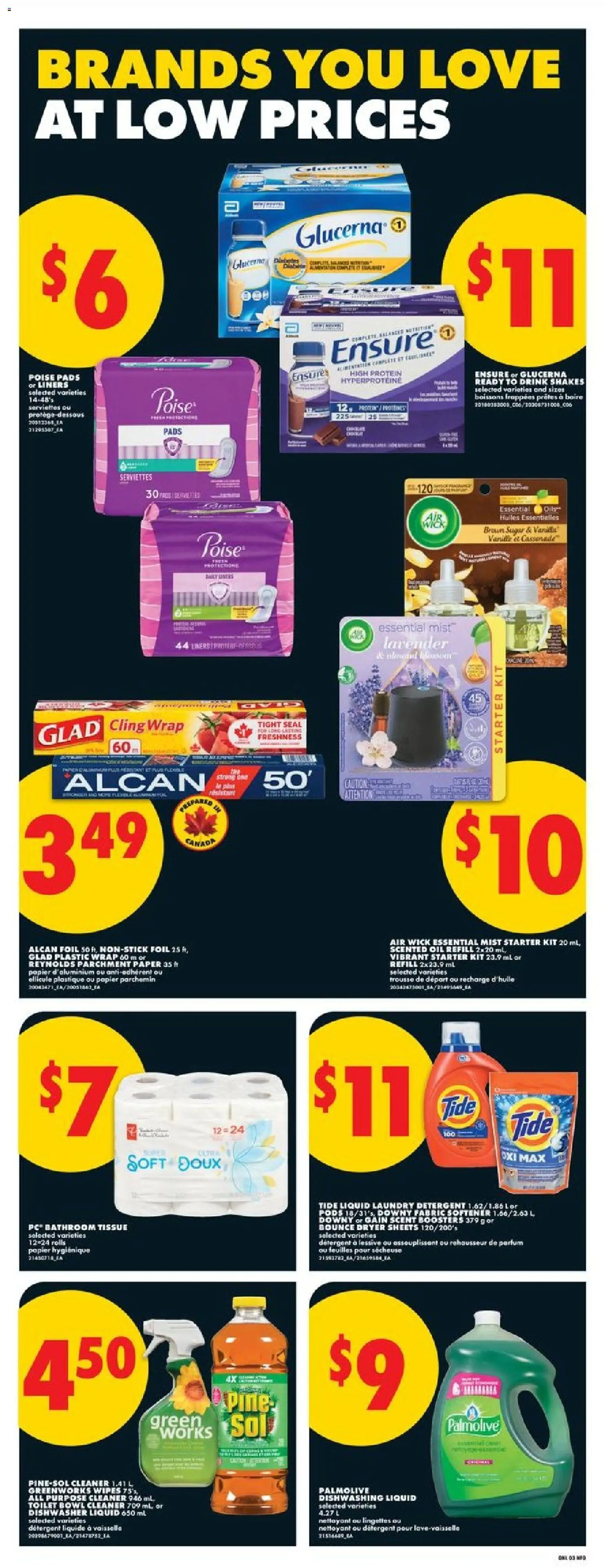 No Frills flyer valid from 16.04.2026 | Page: 8 | Products: Dryer, Soap, Fabric softener, Detergent