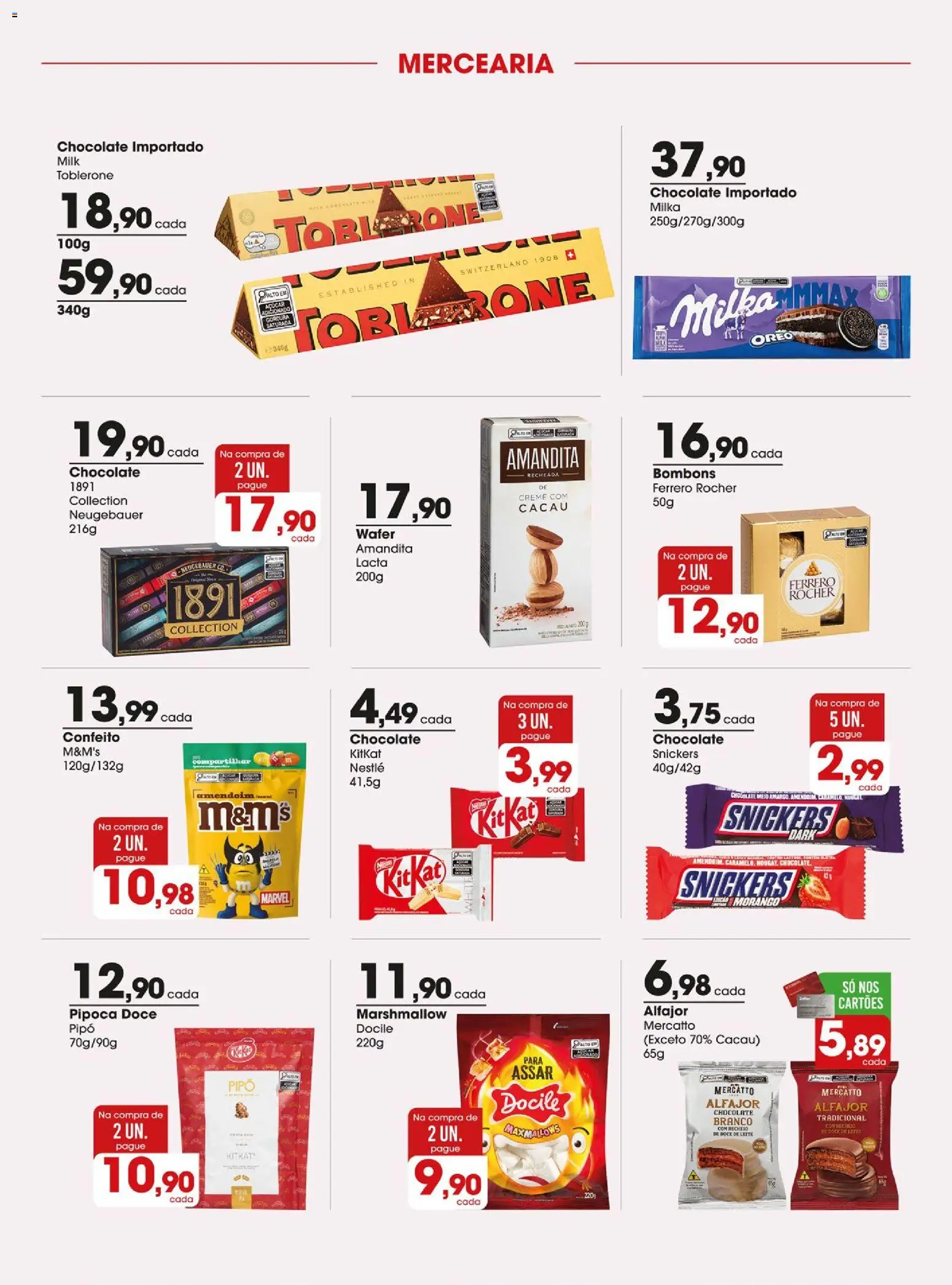 Zaffari Folheto - válido de 14/07/2026 | Página: 8 | Produtos: Amendoim, Chocolate, Creme, Pipoca