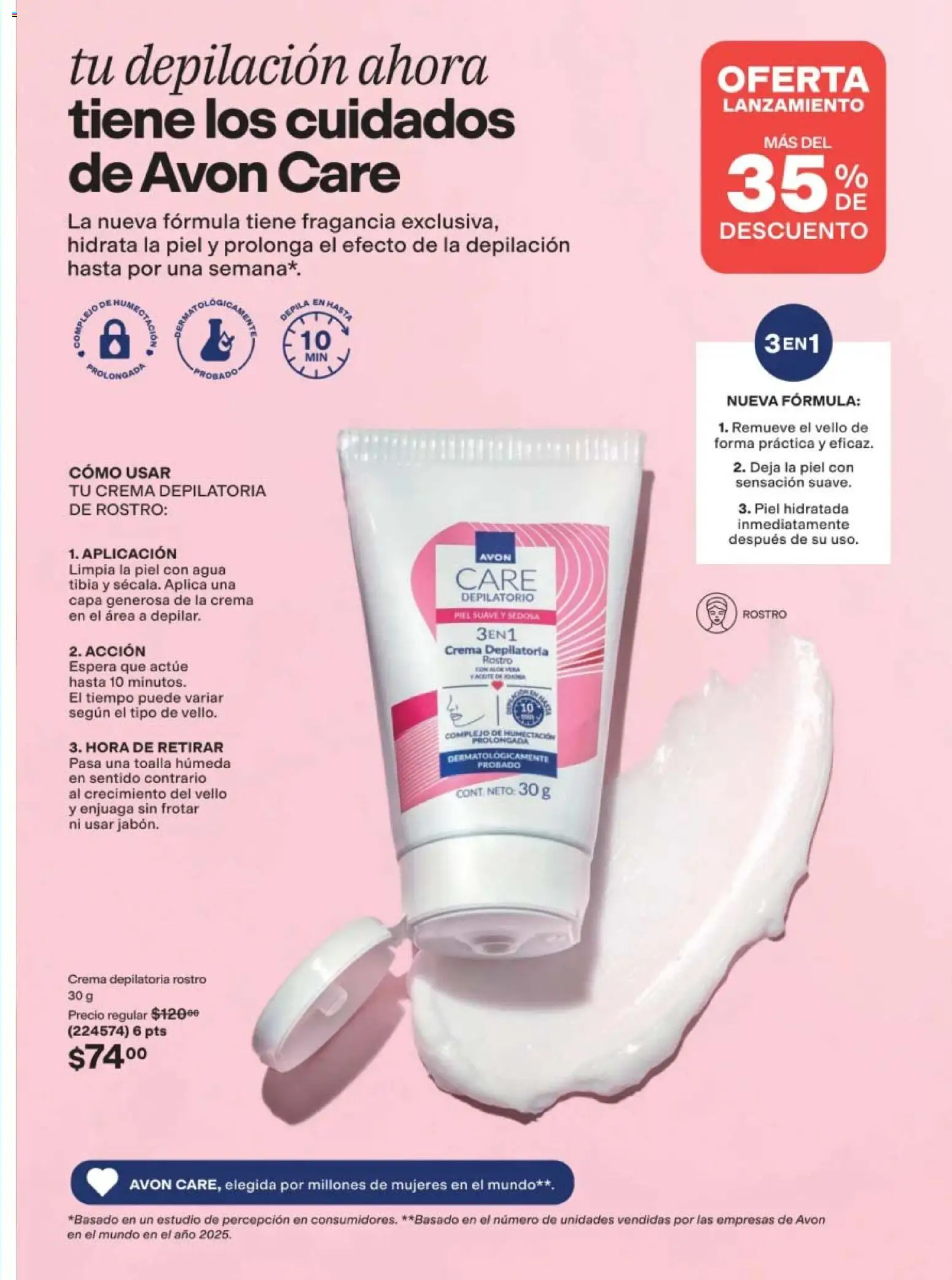 Nuevas ofertas de AVON válidas en toda la República Mexicana desde el 10/07/2026. ¡Encuentra las mejores ofertas en AVON campaña 11 2026! | Página: 135 | Productos: Crema, Agua, Toalla, Fragancia