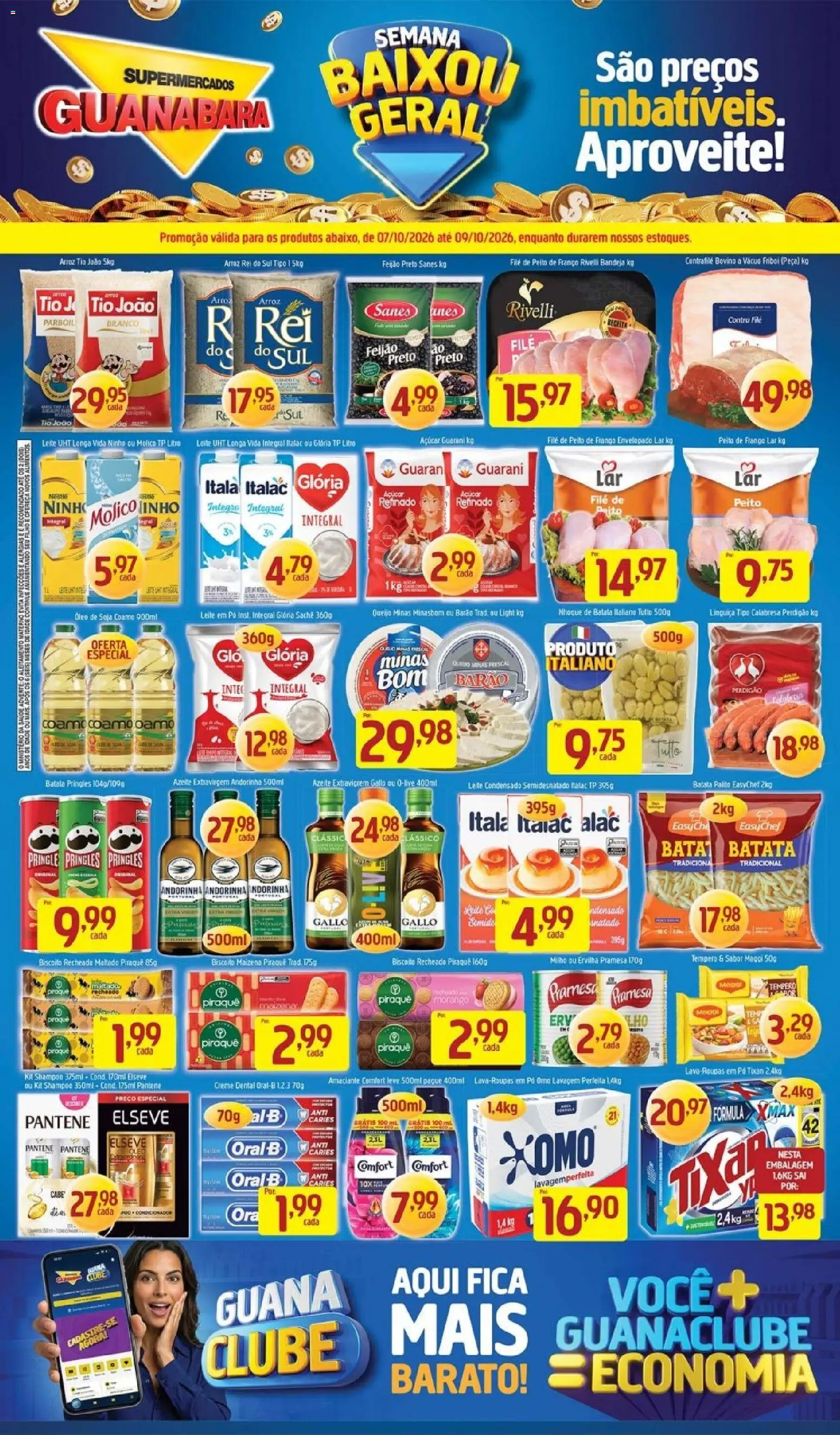 Supermercados Guanabara Folheto - válido de 07/10/2026 | Página: 1