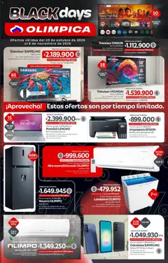 Olímpica Black Days -  Vista previa de la revista de la tienda Olímpica valido desde el 30/10/2026