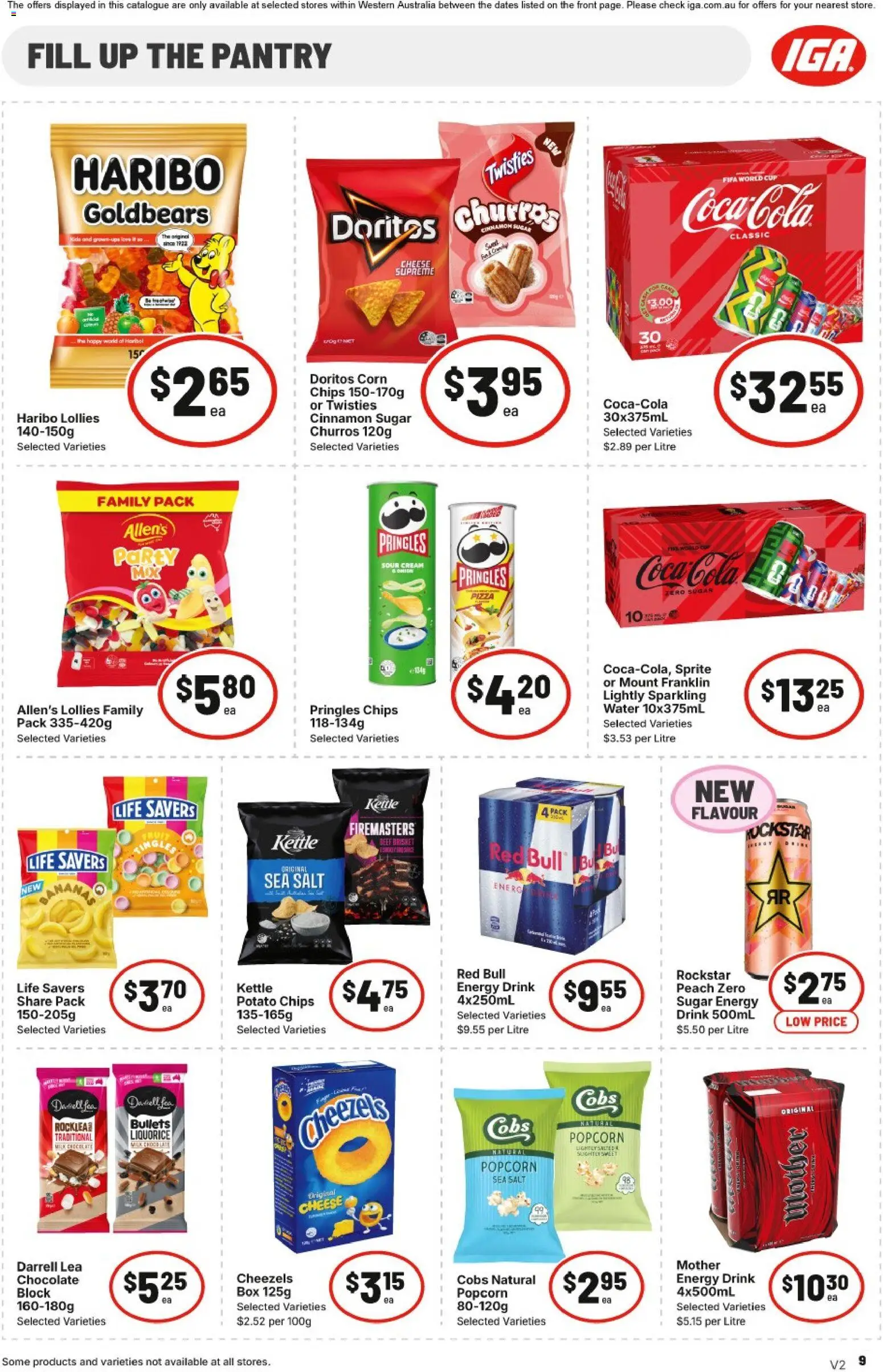 IGA catalogue - valid from 15/07/2026 | Page: 10 | Products: Box, Chocolate, Chips, Salt