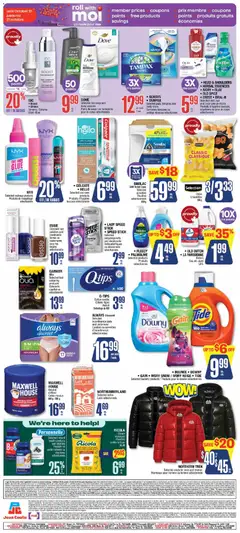 Preview of Jean Coutu weekly flyer from shop Jean Coutu valid from Oct 1, 2026 | Page: 2 | Products: Chips, Roast, Cotton swabs, Decoration