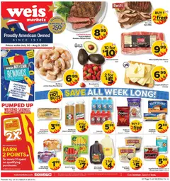 Preview of Weis weekly ads valid from 07/30/2026
