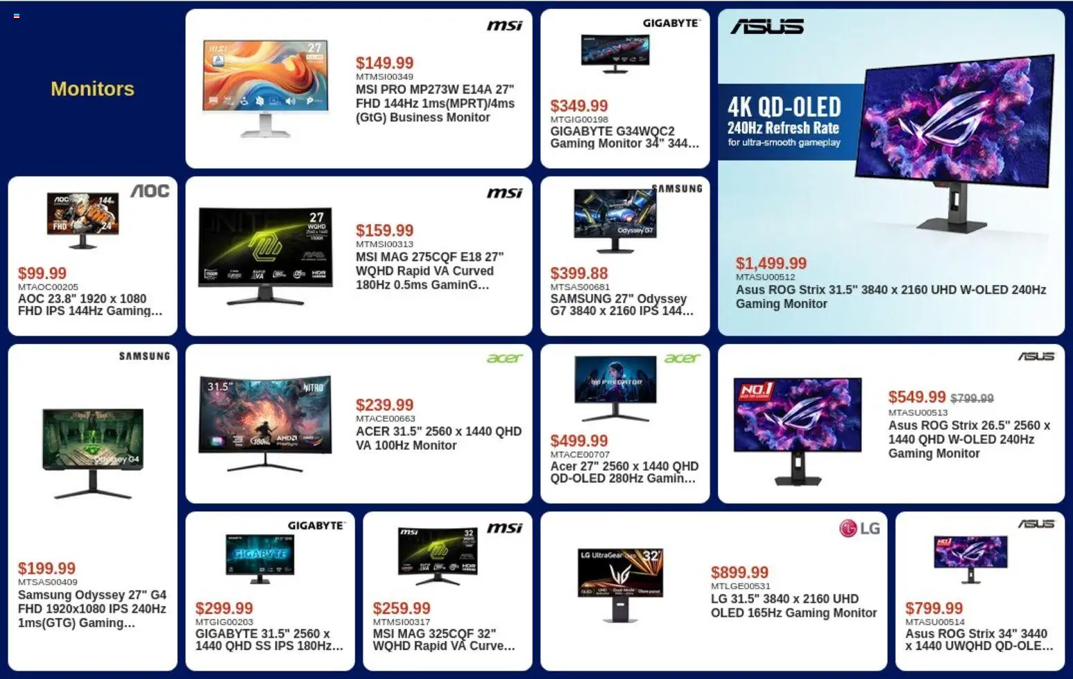 Canada Computers flyer valid from Jun 26, 2026 | Page: 6 | Products: Monitor