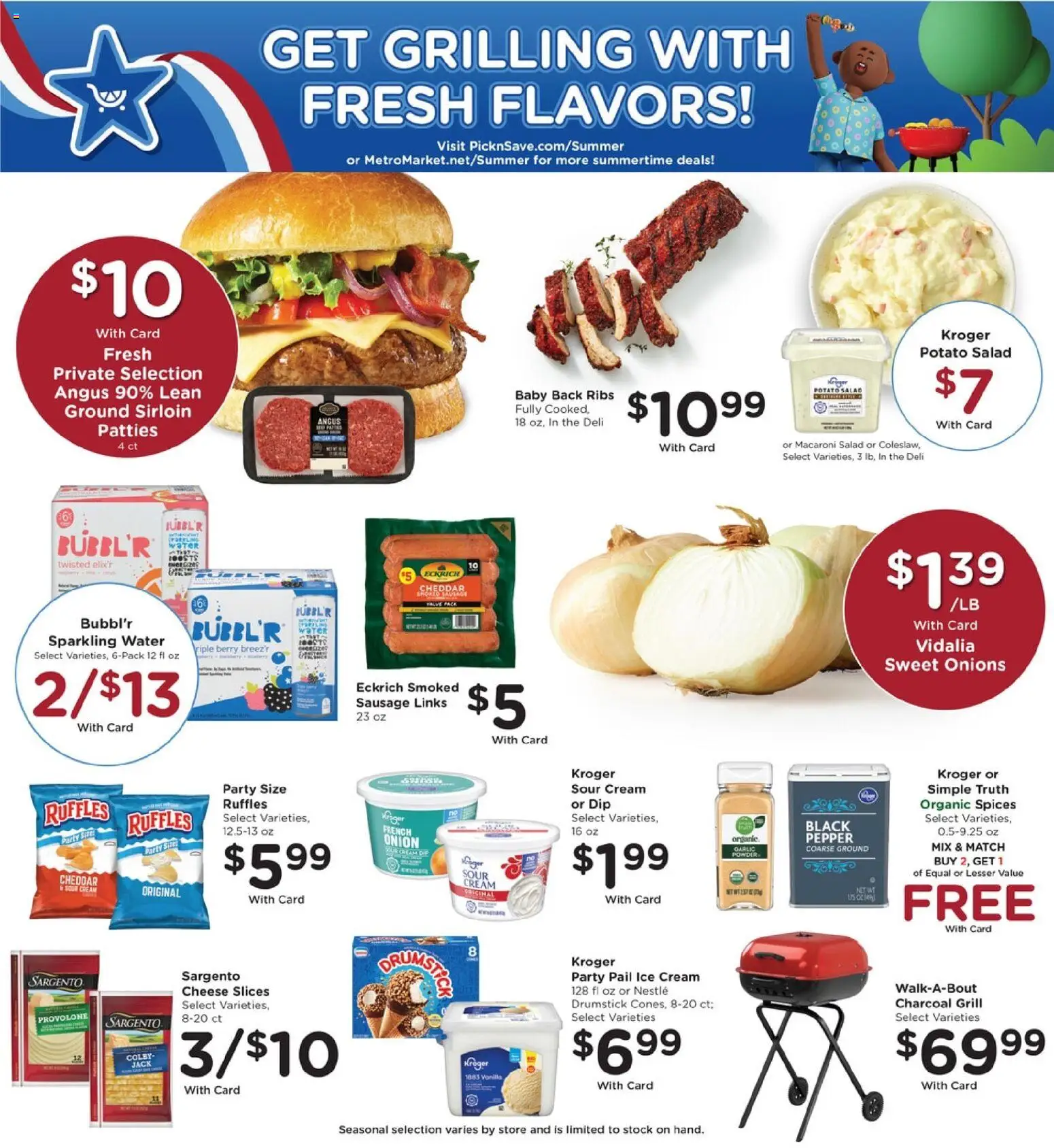 Pick ‘n Save Weekly Ad - valid from 07/08/2026 | Page: 5 | Products: Sour cream, Cream, Spices, Sausage