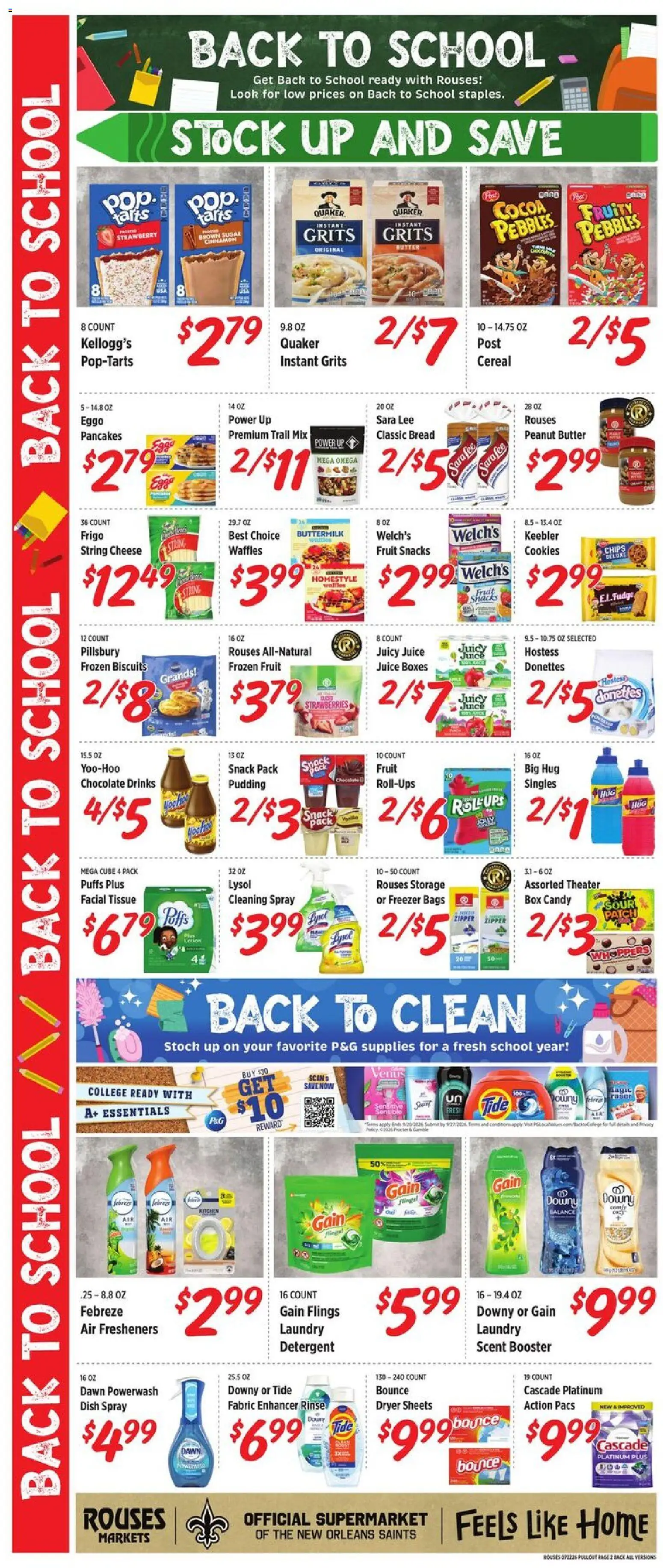 Rouses Weekly Ad - valid from 07/22/2026 | Page: 5 | Products: Box, Juice, Strawberries, Sugar