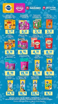 Nagumo ofertas Pet - Pré-Visualização do folheto da loja Nagumo, válido de 26/09/2026