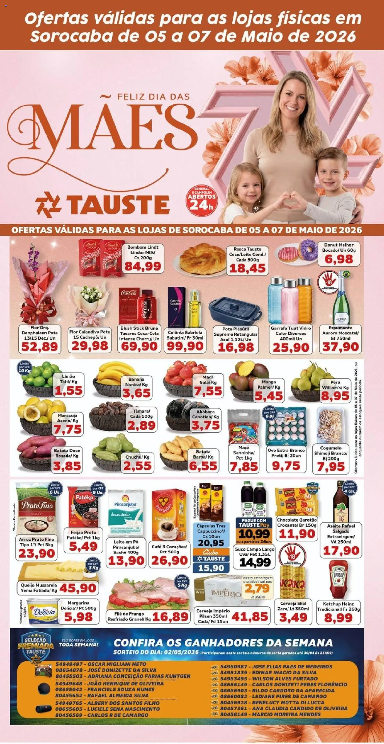 Tauste Folheto - válido de 05.05.2026 | Página: 2 | Produtos: Queijo, Café, Cerveja, Batata