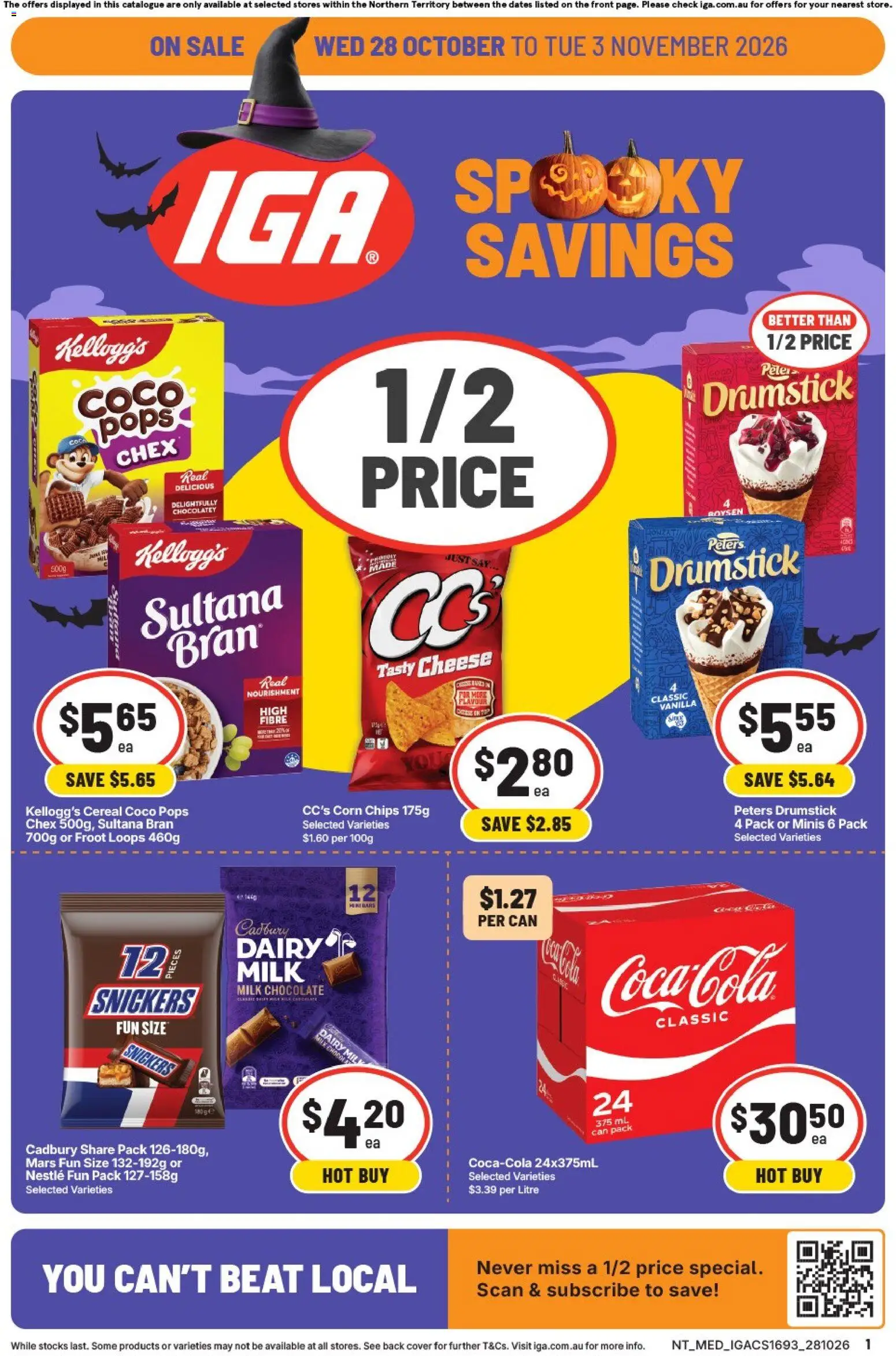 IGA catalogue - valid from 28/10/2026 | Page: 1