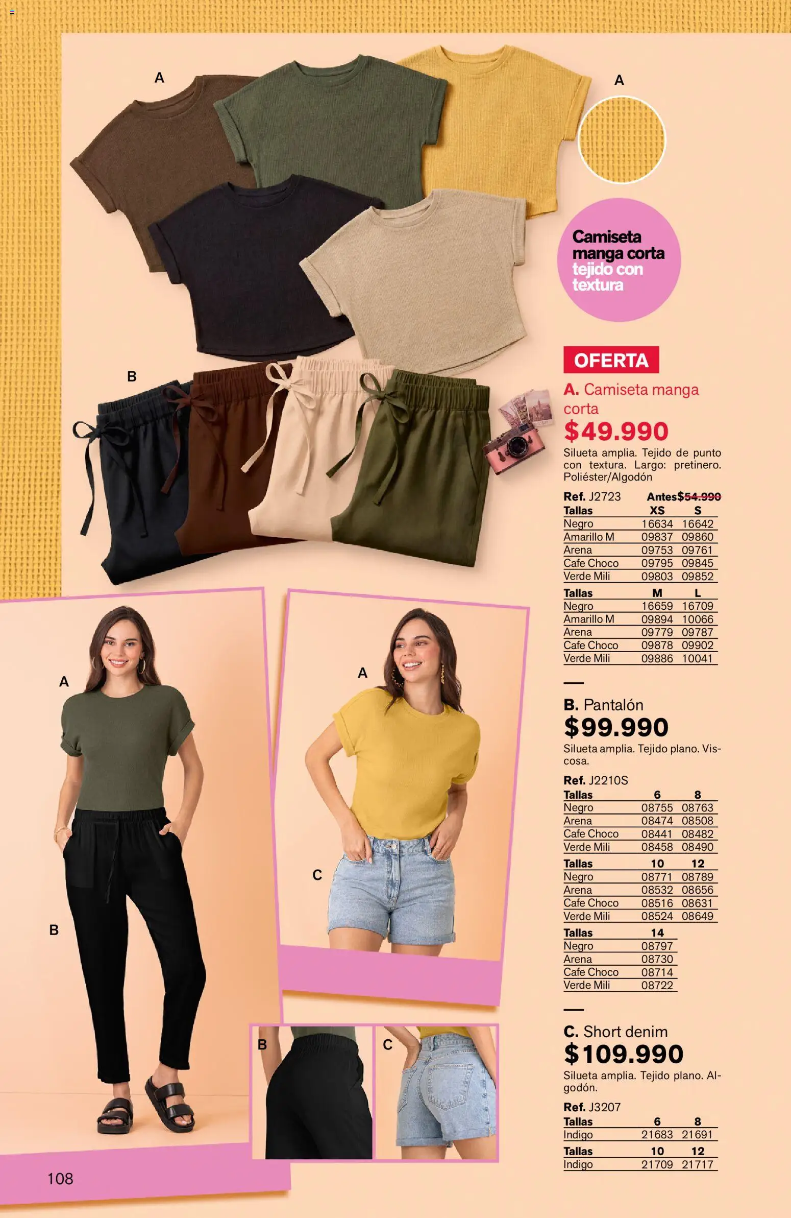 Leonisa revista - valida desde el 24/08/2026 | Página: 108 | Productos: Short, Camiseta, Café