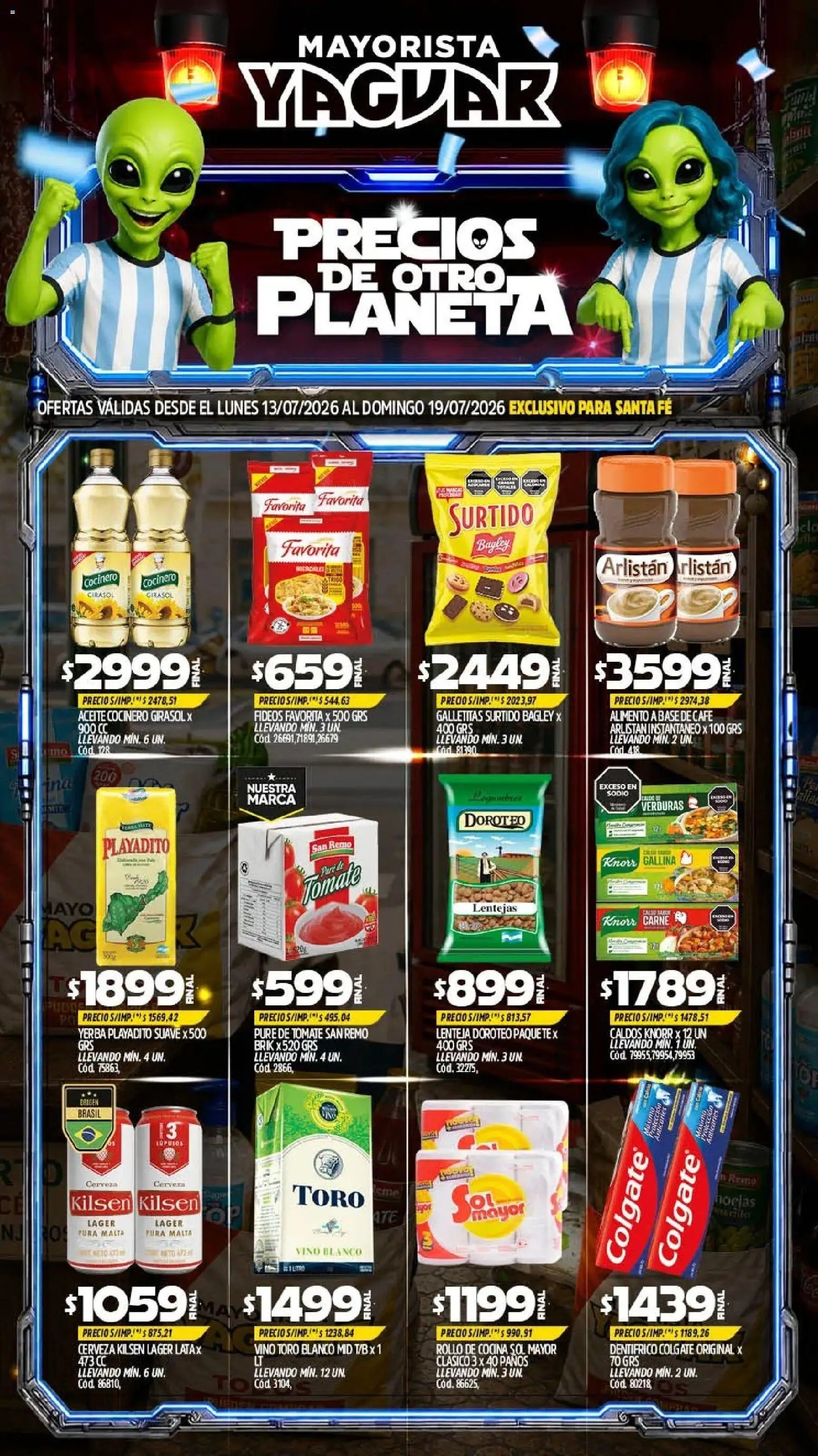Yaguar - Oferta Semanal Santa Fé │ válido desde el 13/07/2026 | Página: 1