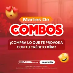 Vista previa de folleto Catálogo Hiraoka - Martes De Combos de la Hiraoka válido desde 25/08/2026