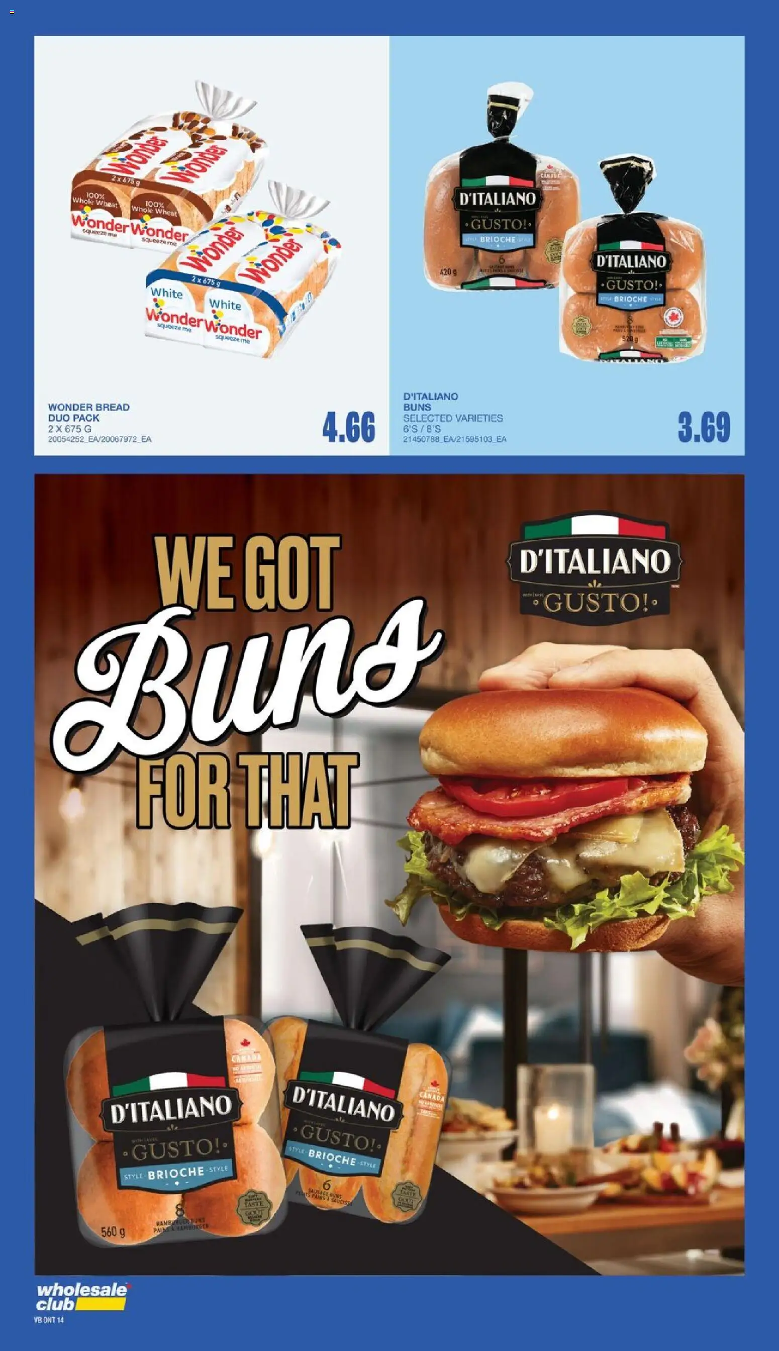 Wholesale Club flyer valid from Jul 30, 2026 | Page: 26 | Products: Bread