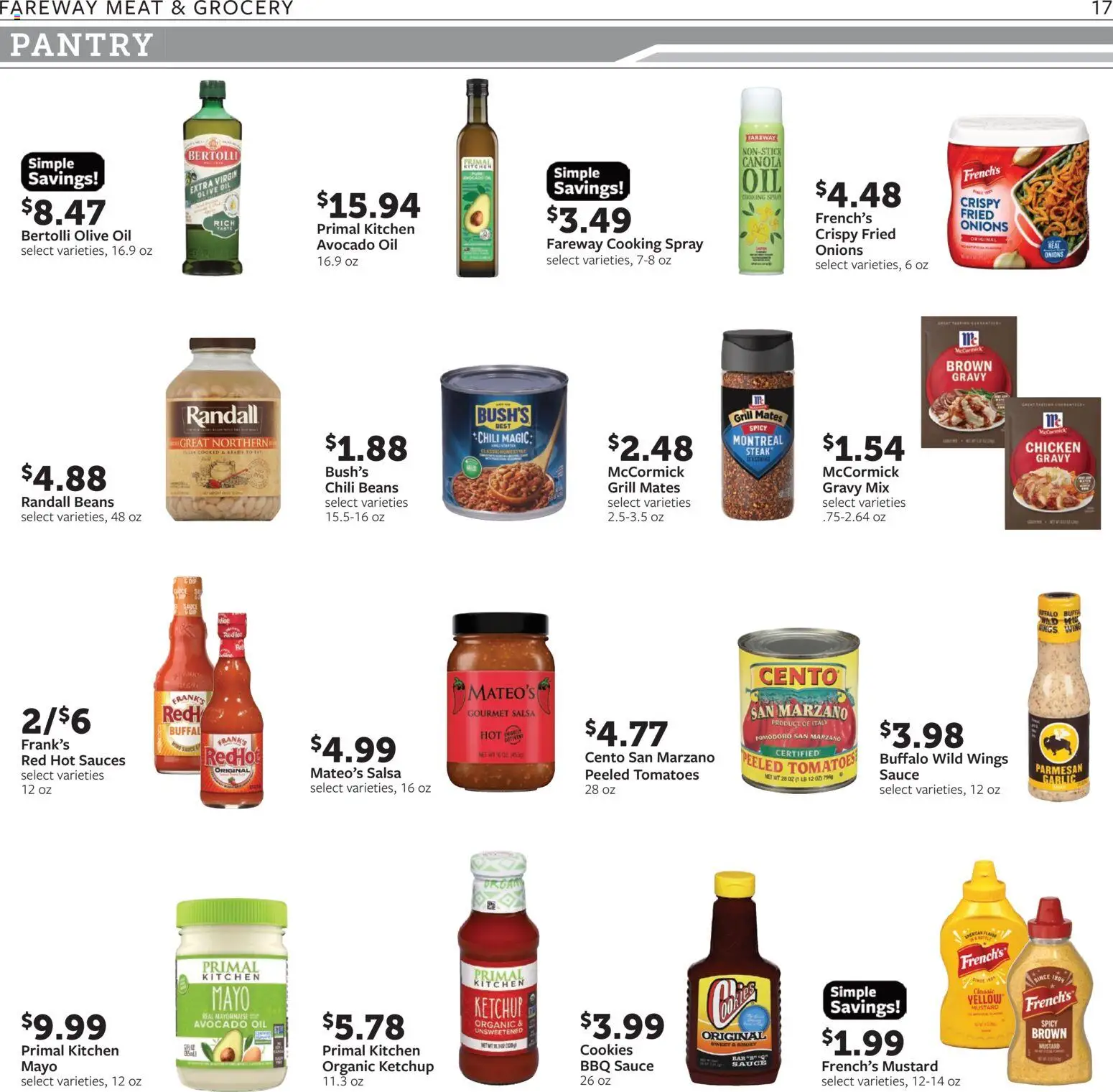 Fareway Weekly Ad - valid from 08/31/2026 | Page: 17 | Products: Mayonnaise, Sauce, Parmesan, Grill