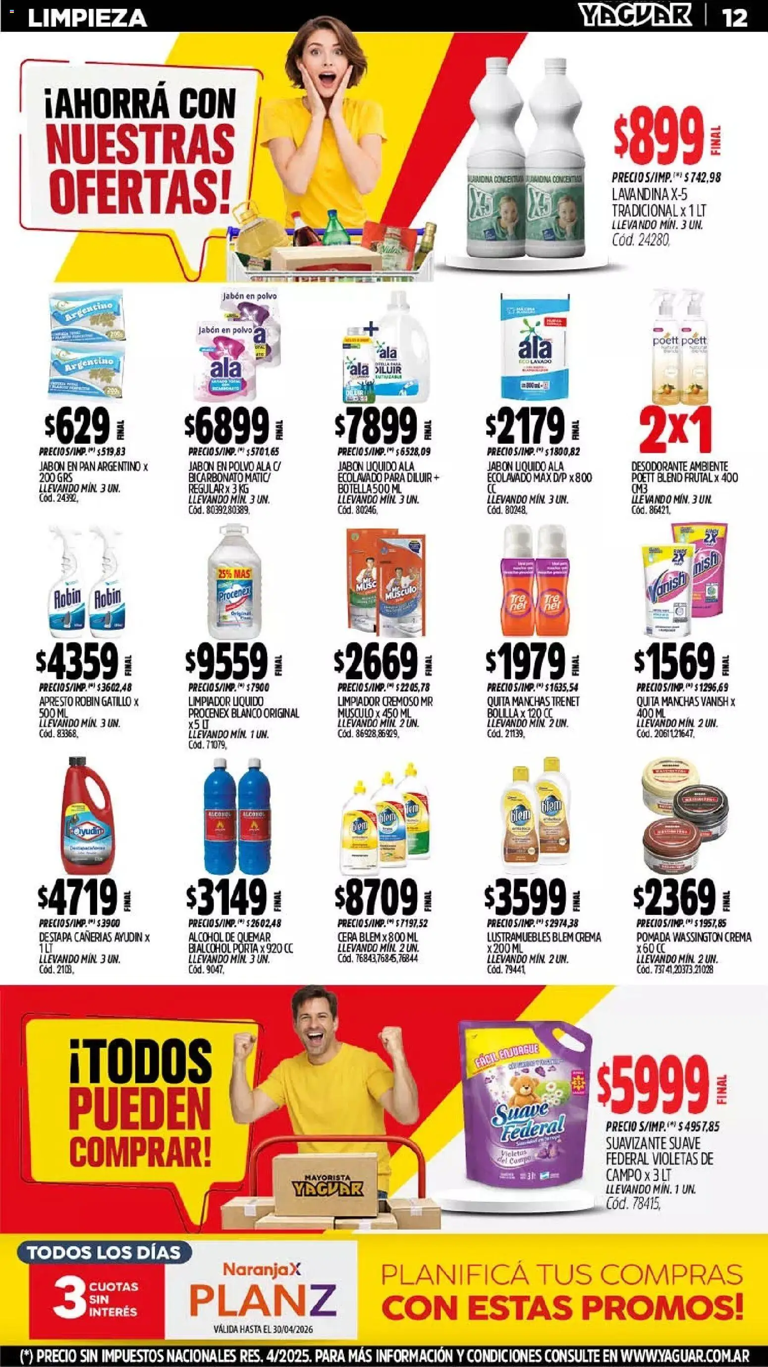 Yaguar - Oferta Semanal Misiones │ válido desde el 04.05.2026 | Página: 12