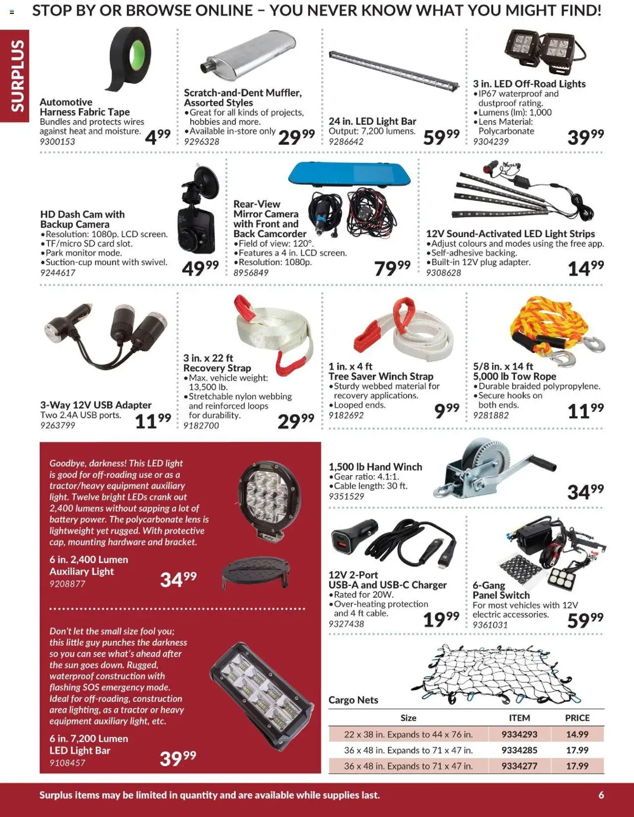 Princess Auto flyer valid from 16.04.2025 | Page: 9 | Products: Monitor, Camera, Battery, Mirror