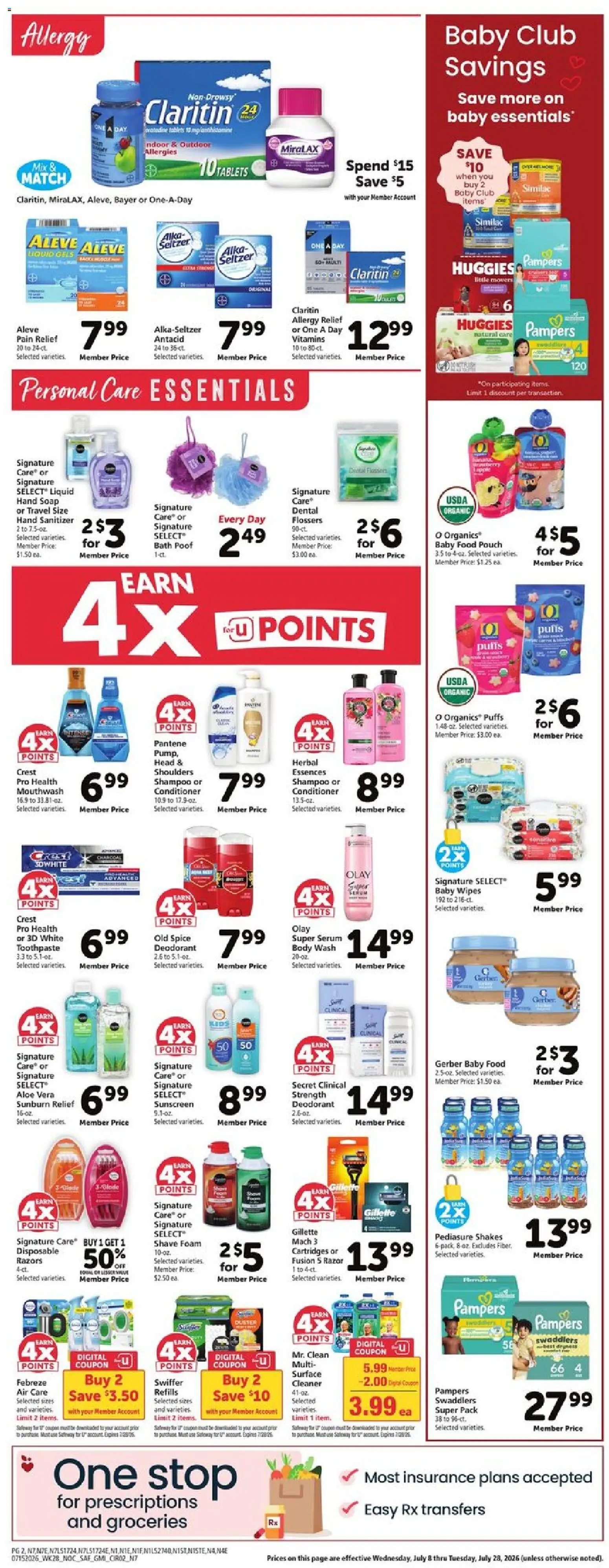 Safeway Weekly Ad - valid from 07/15/2026 | Page: 9 | Products: Fusion, Conditioner, Sunscreen, Soap