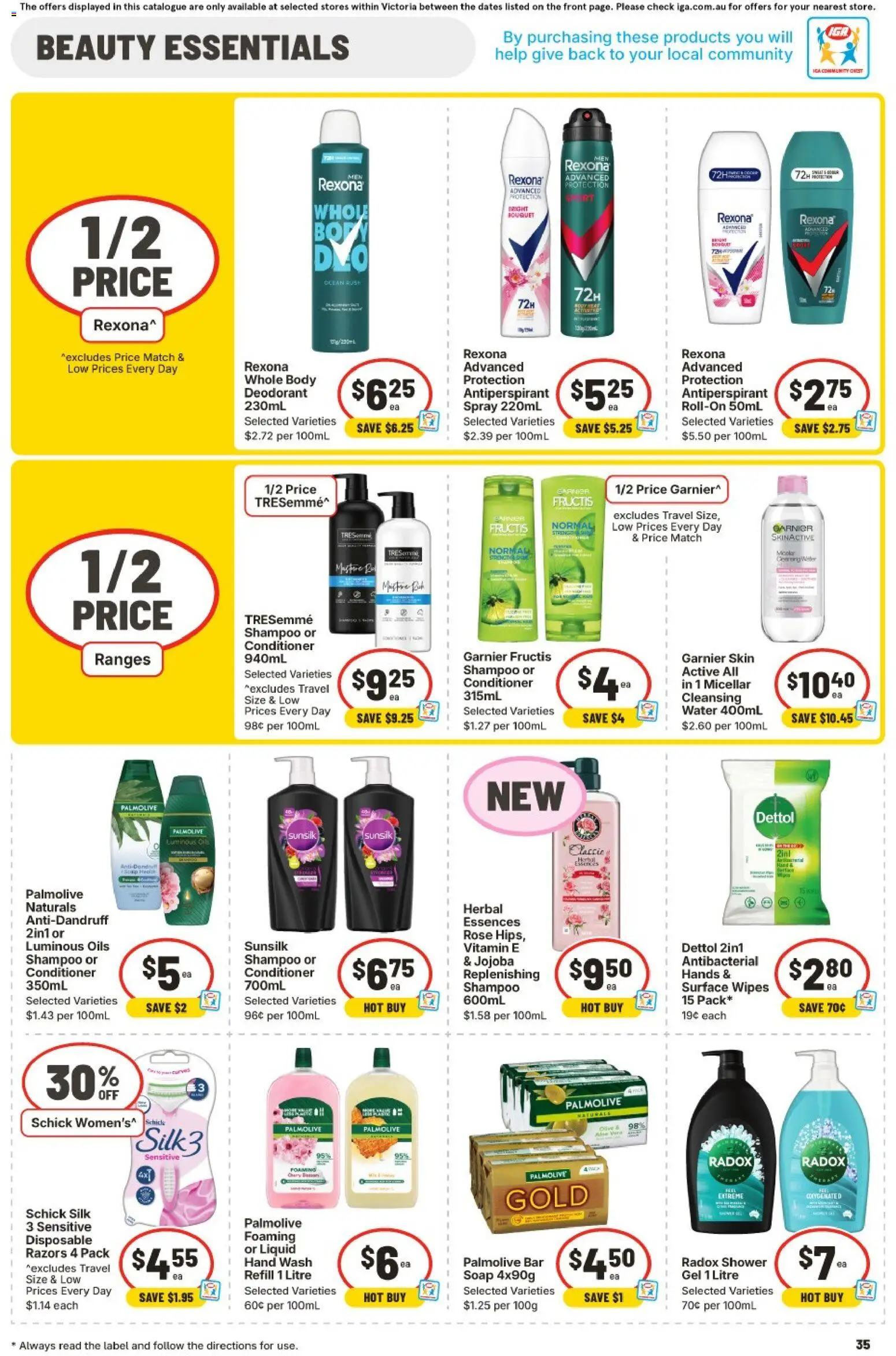 Ritchies catalogue - valid from 11.03.2026 | Page: 34 | Products: Conditioner, Deodorant, Water, Hand wash