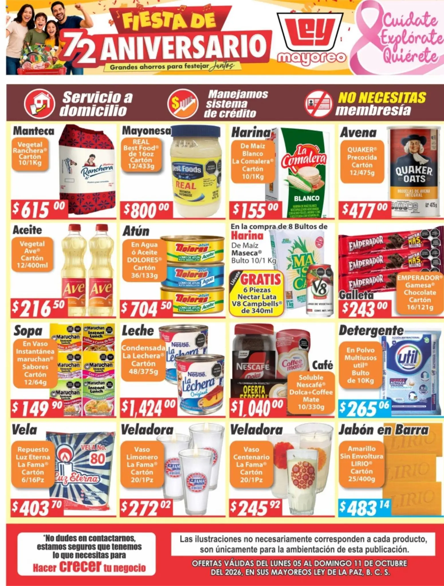 Nuevas ofertas de Casa Ley válidas en toda la República Mexicana desde el 05/10/2026. ¡Encuentra las mejores ofertas en Casa Ley folleto La Paz! | Página: 4