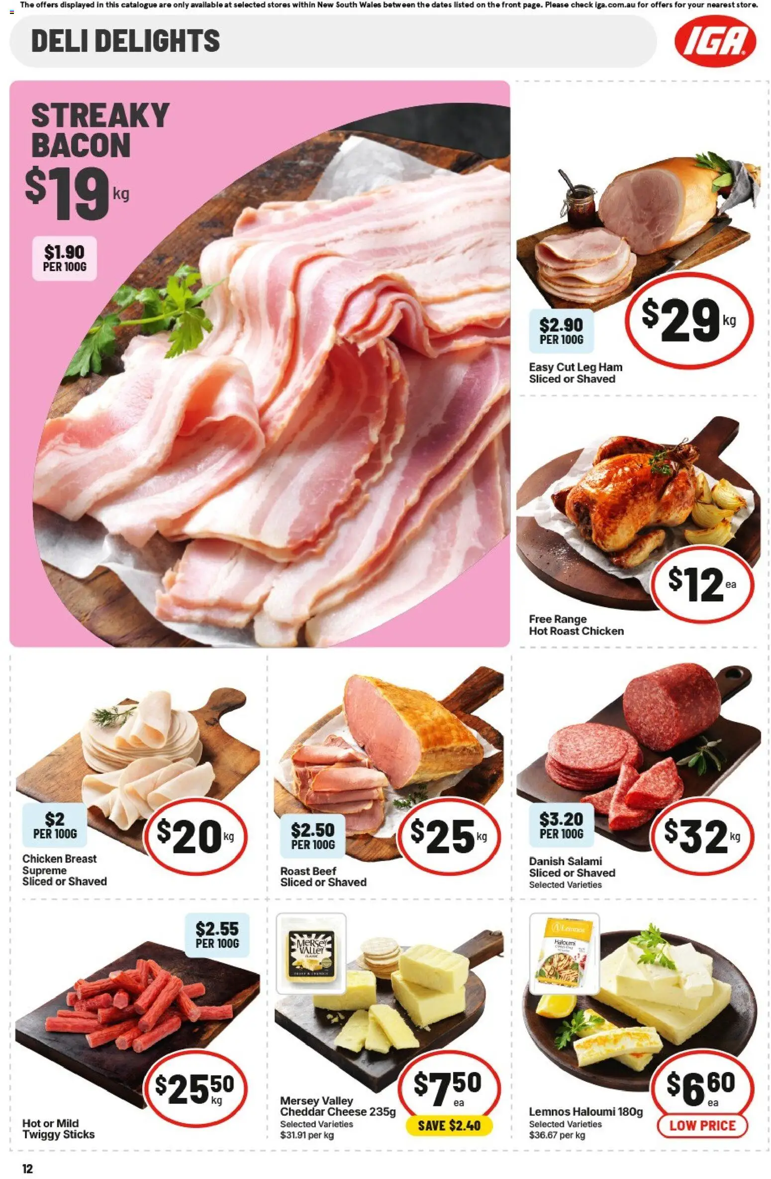 IGA catalogue - valid from 23/09/2026 | Page: 20 | Products: Cheese, Ham, Beef, Cheddar
