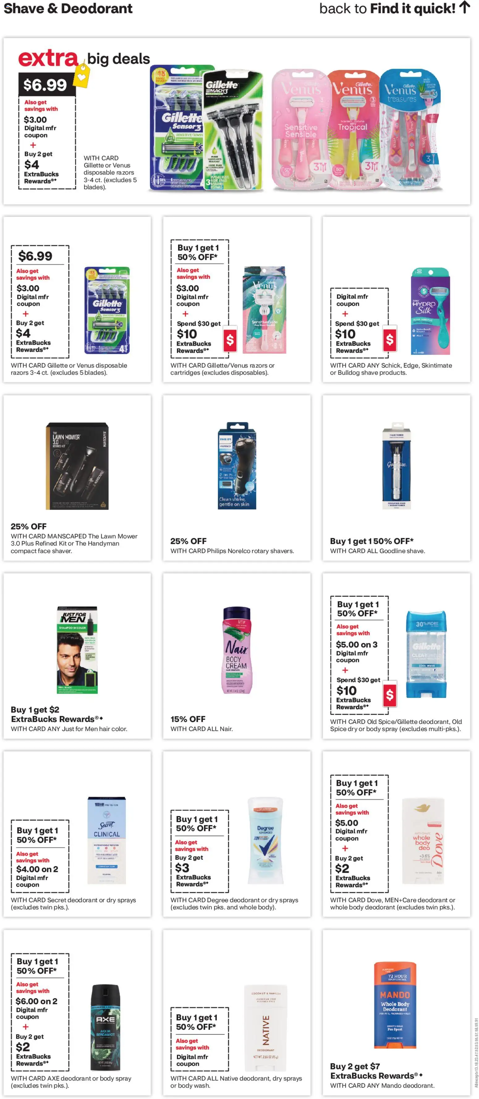 CVS Pharmacy Weekly Ad - NJ - valid from 07.06.2026 | Page: 16 | Products: Mower, Axe, Cream, Sensor