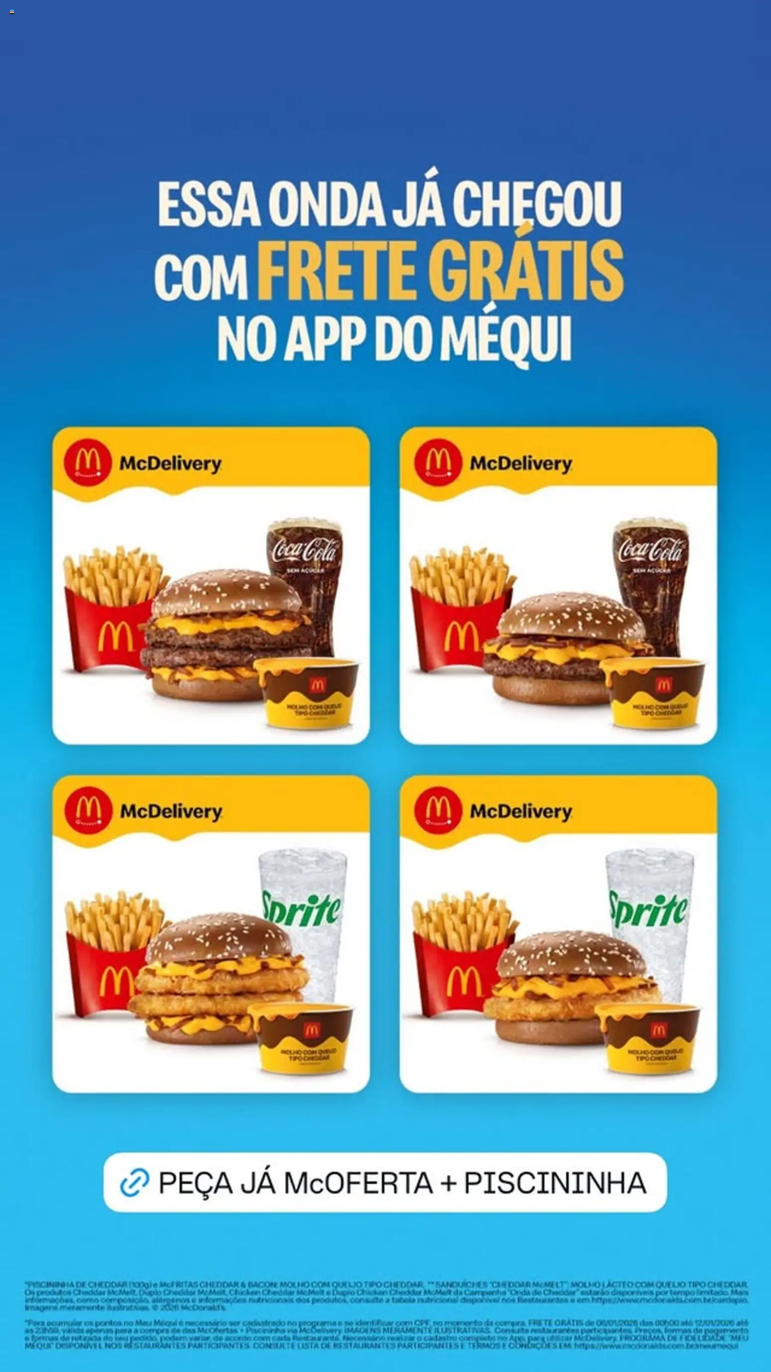 McDonald’s Folheto - válido de 11.03.2026 | Página: 6 | Produtos: Cheddar