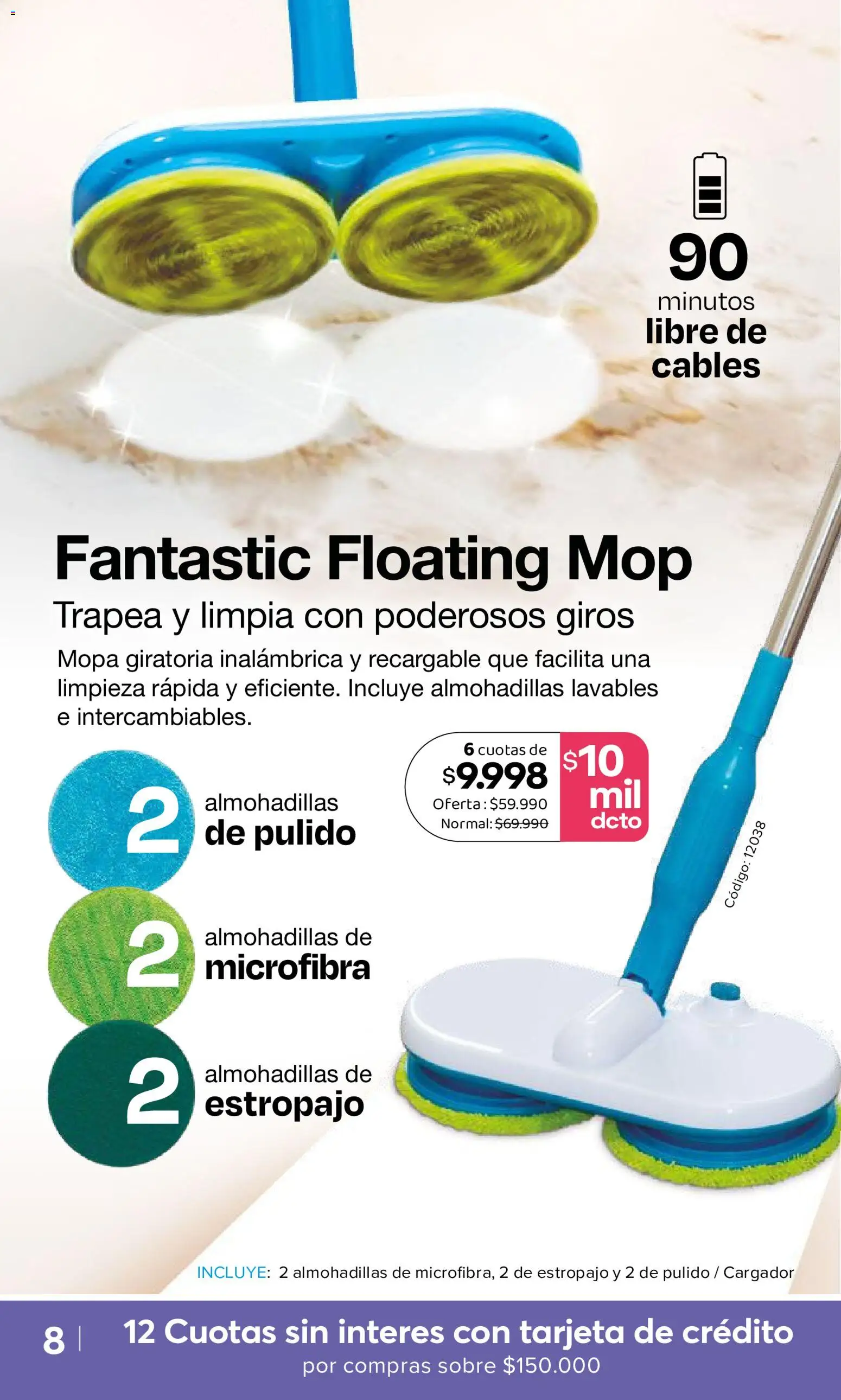 A3D Ofertas │ válido desde el 07.07.2026 | Página: 8 | Productos: Estropajo, Cargador, Mopa, Sobre