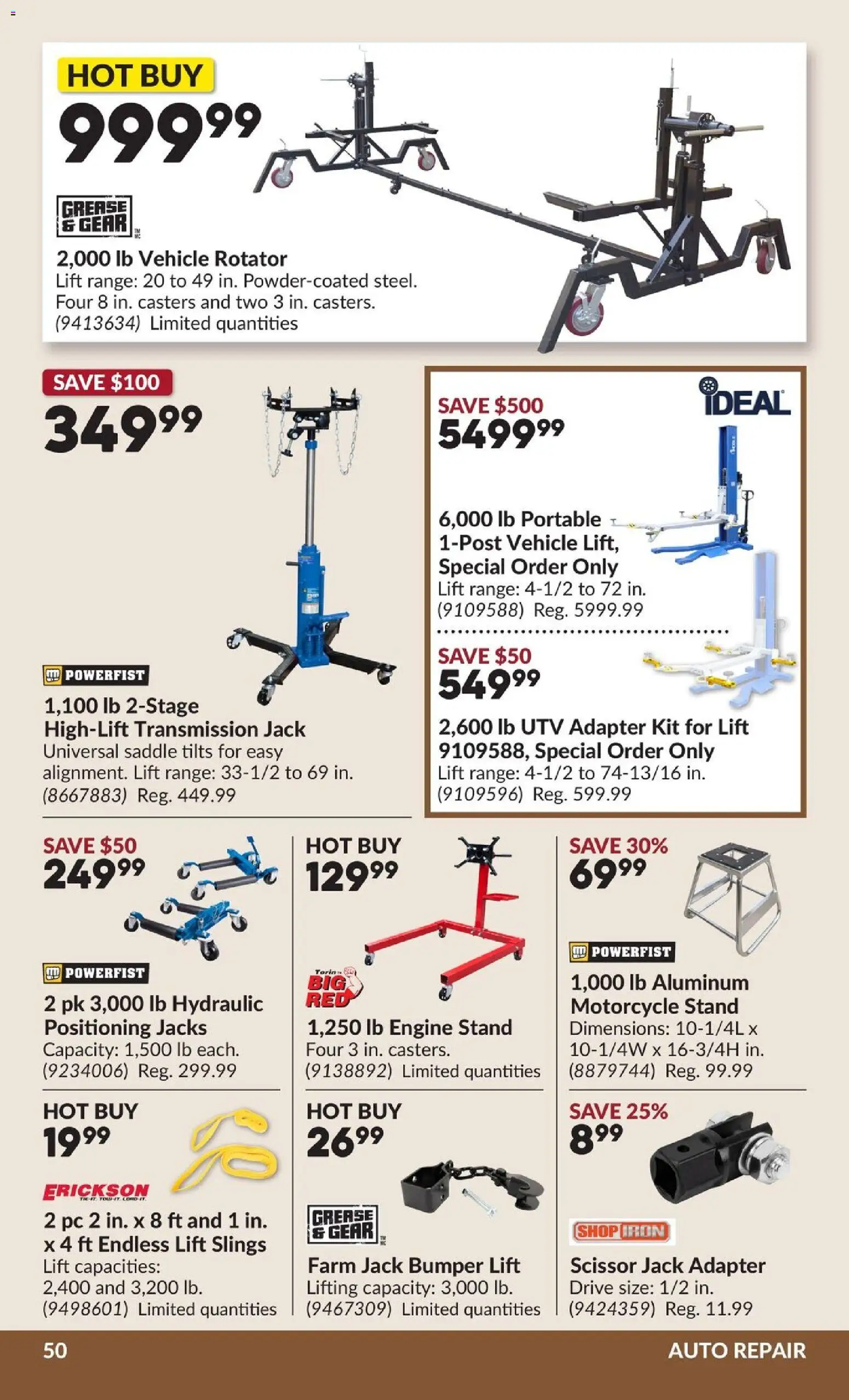 Princess Auto flyer valid from Aug 11, 2026 | Page: 57 | Products: PC, Adapter, Iron