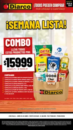 Vista previa Diarco - Semana Lista válido desde el 20/07/2026