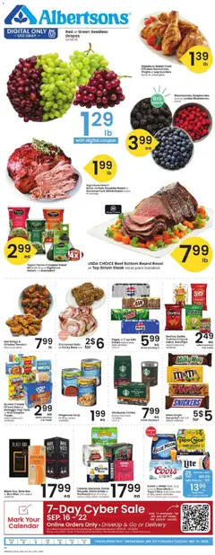 Preview of Albertsons weekly ads valid from 09/09/2026