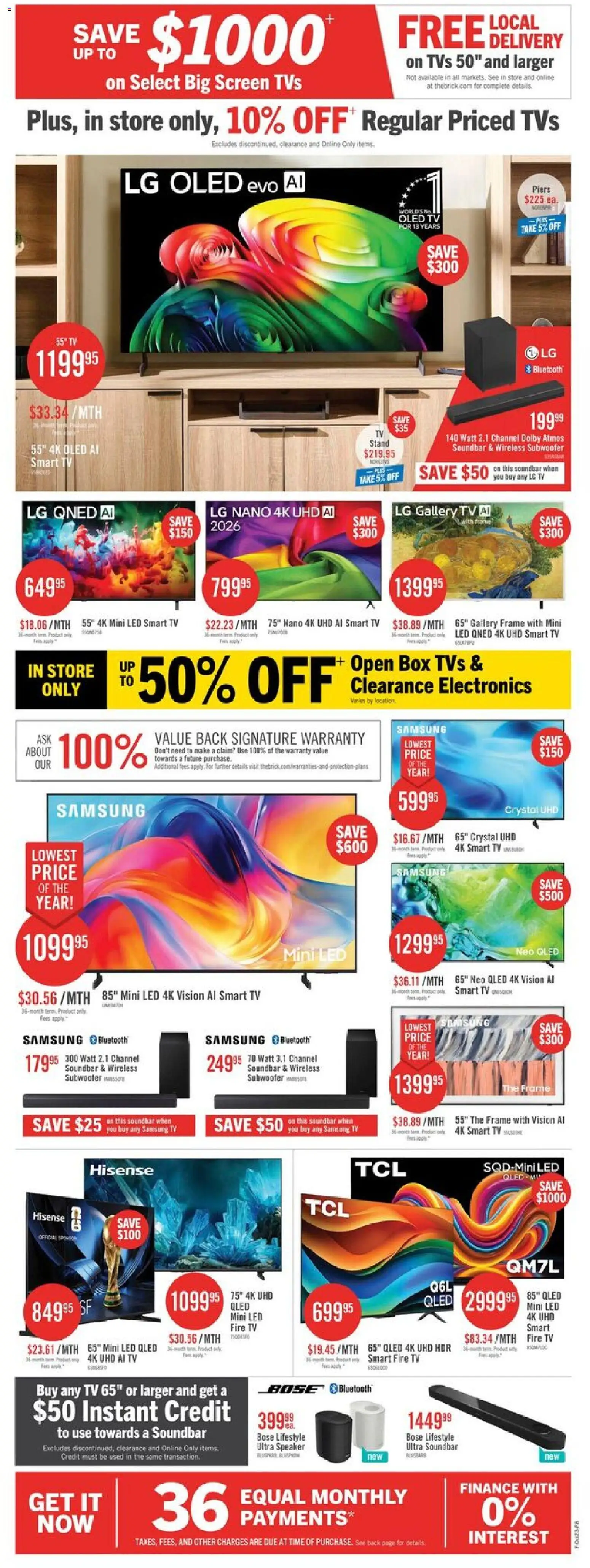 The Brick flyer valid from Oct 22, 2026 | Page: 19