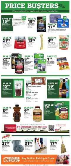 Preview of Rural King weekly ads valid from 09/28/2026