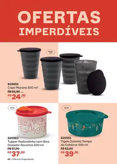 Tupperware catálogo Vitrine 07 - Pré-Visualização do folheto da loja Tupperware, válido de 01.07.2026 | Página: 60 | Produtos: Bico, Tigela