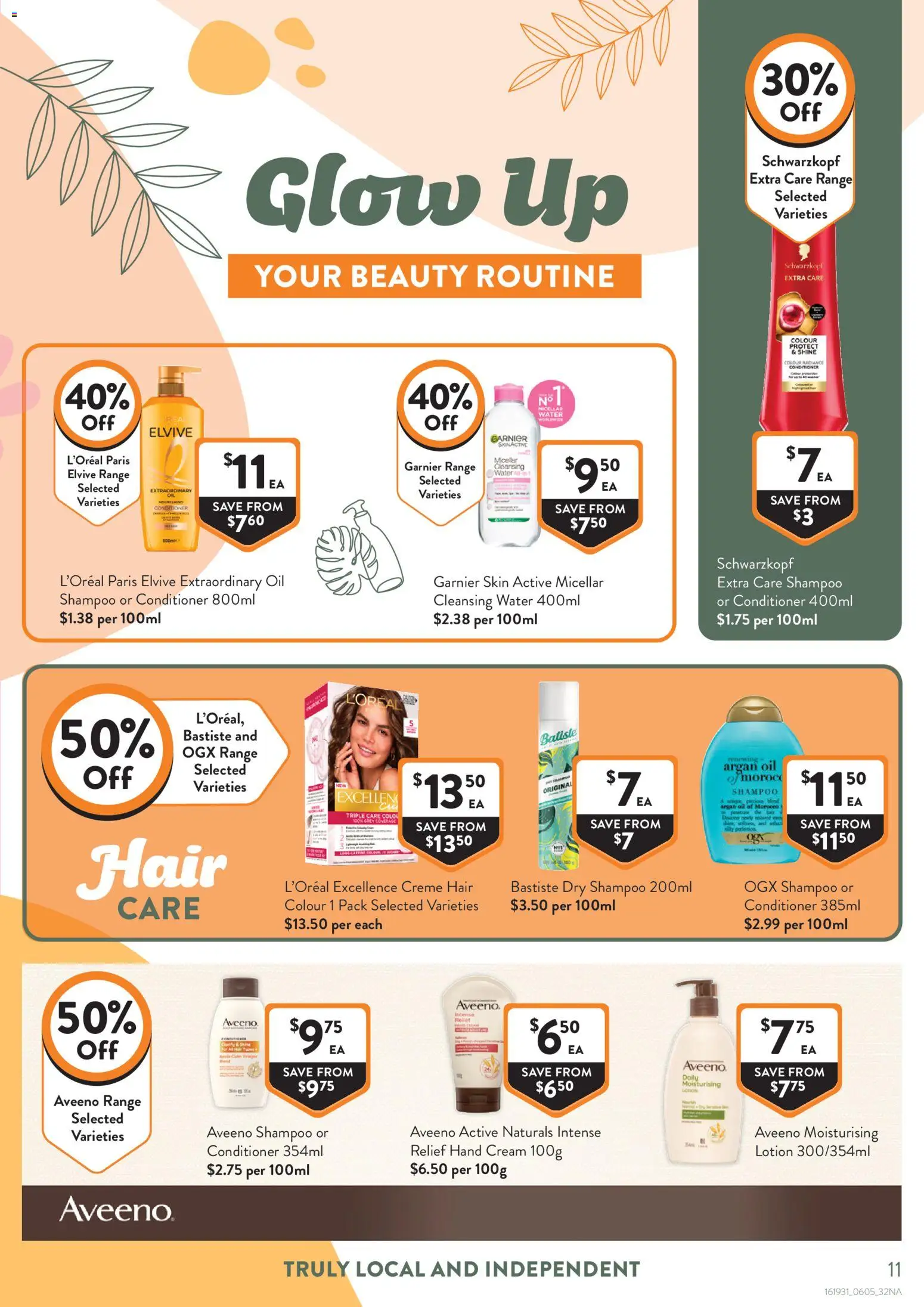 Foodworks catalogue - valid from 06.04.2026 | Page: 11 | Products: Conditioner, Oil, Lotion, Cream