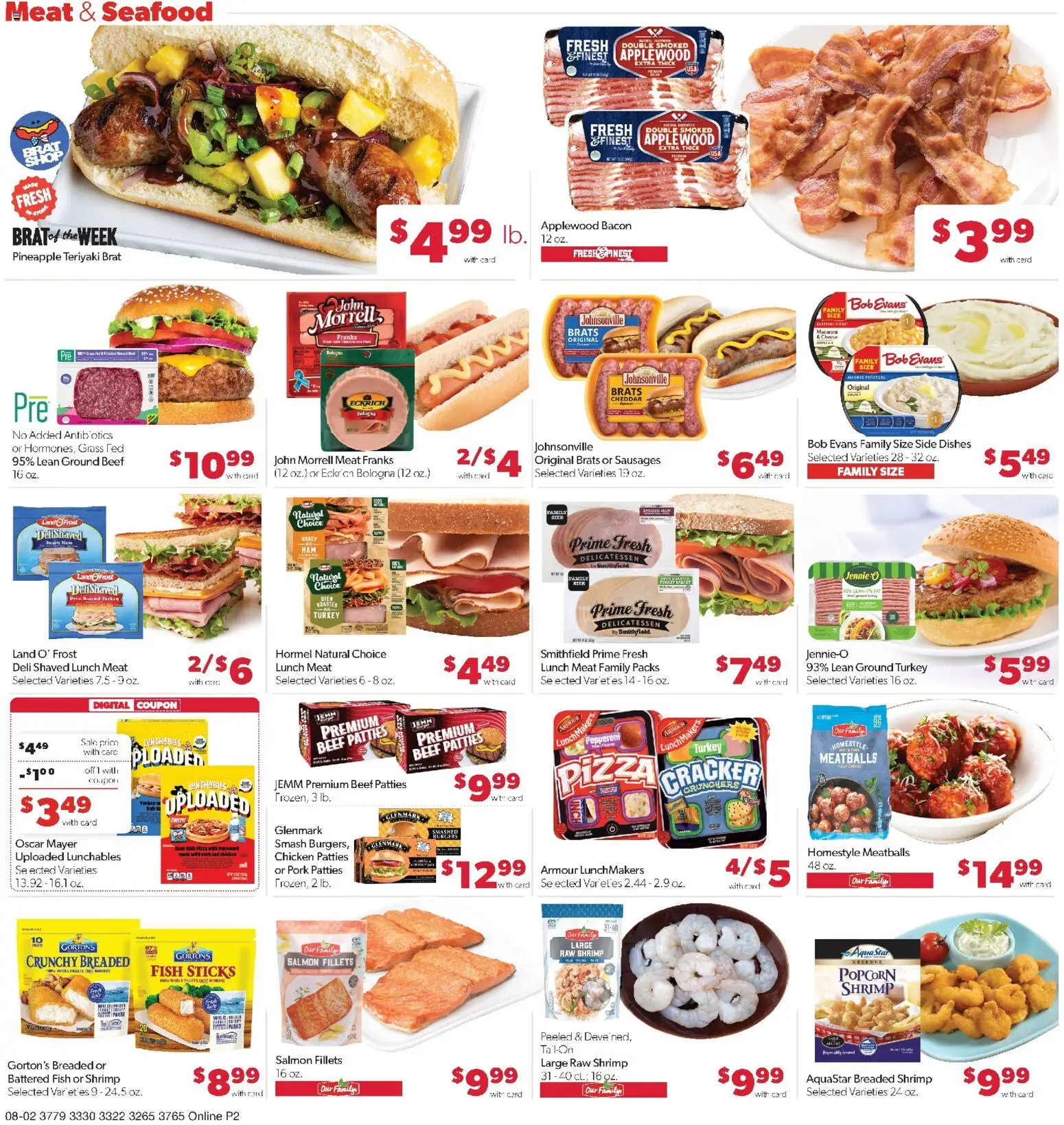 Family Fare Weekly Ad - NE - valid from 08/02/2026 | Page: 6 | Products: Popcorn, Beef, Pineapple, Salmon