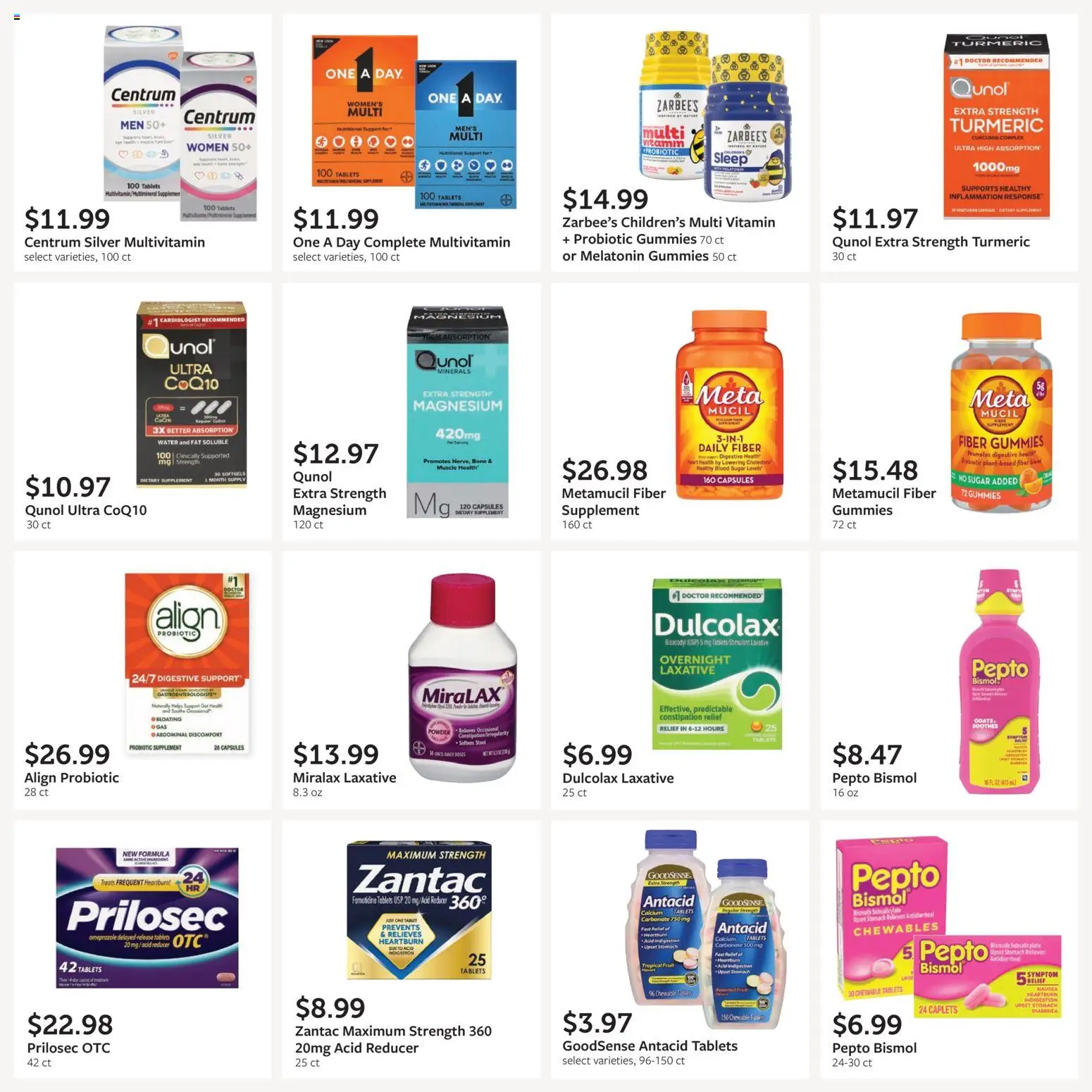 Fareway Monthly Ad - valid from 08/31/2026 | Page: 42 | Products: Multivitamin, Magnesium, Fruit, Tropical fruit
