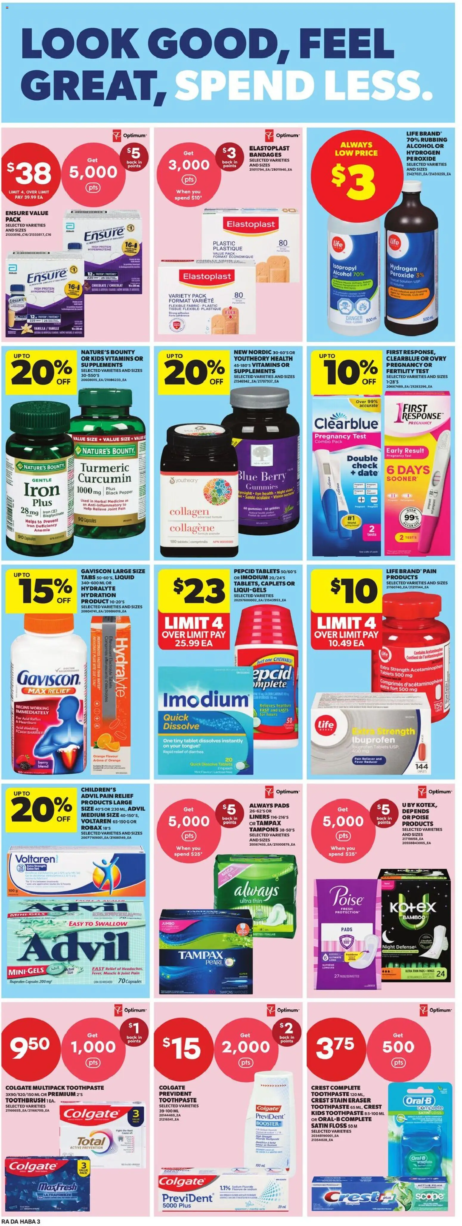Atlantic Superstore flyer valid from Aug 27, 2026 | Page: 25 | Products: Brandy, Iron, Alcohol, Capsules