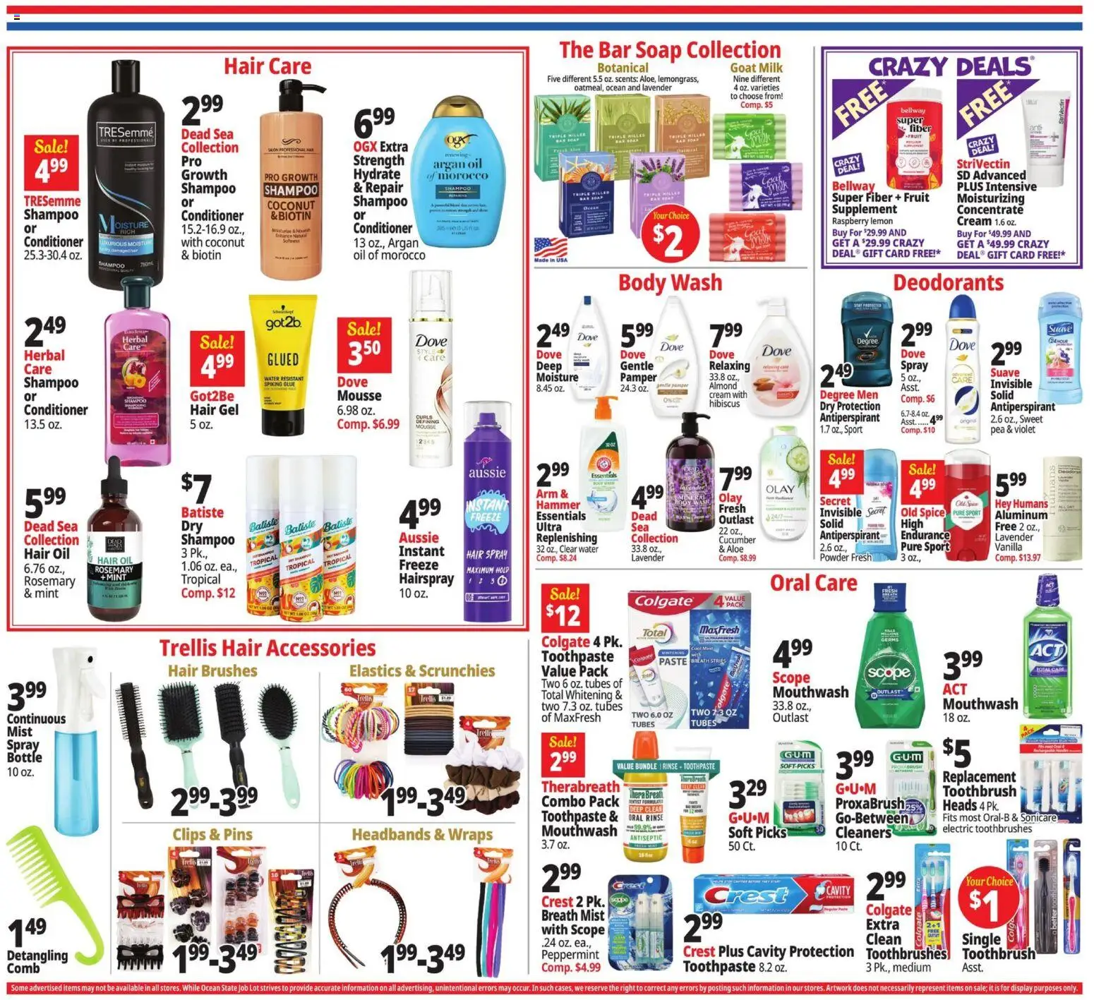 Ocean State Job Lot Weekly Ad - MA - valid from 06/25/2026 | Page: 15 | Products: Hammer, Milk, Toothpaste, Bar Soap