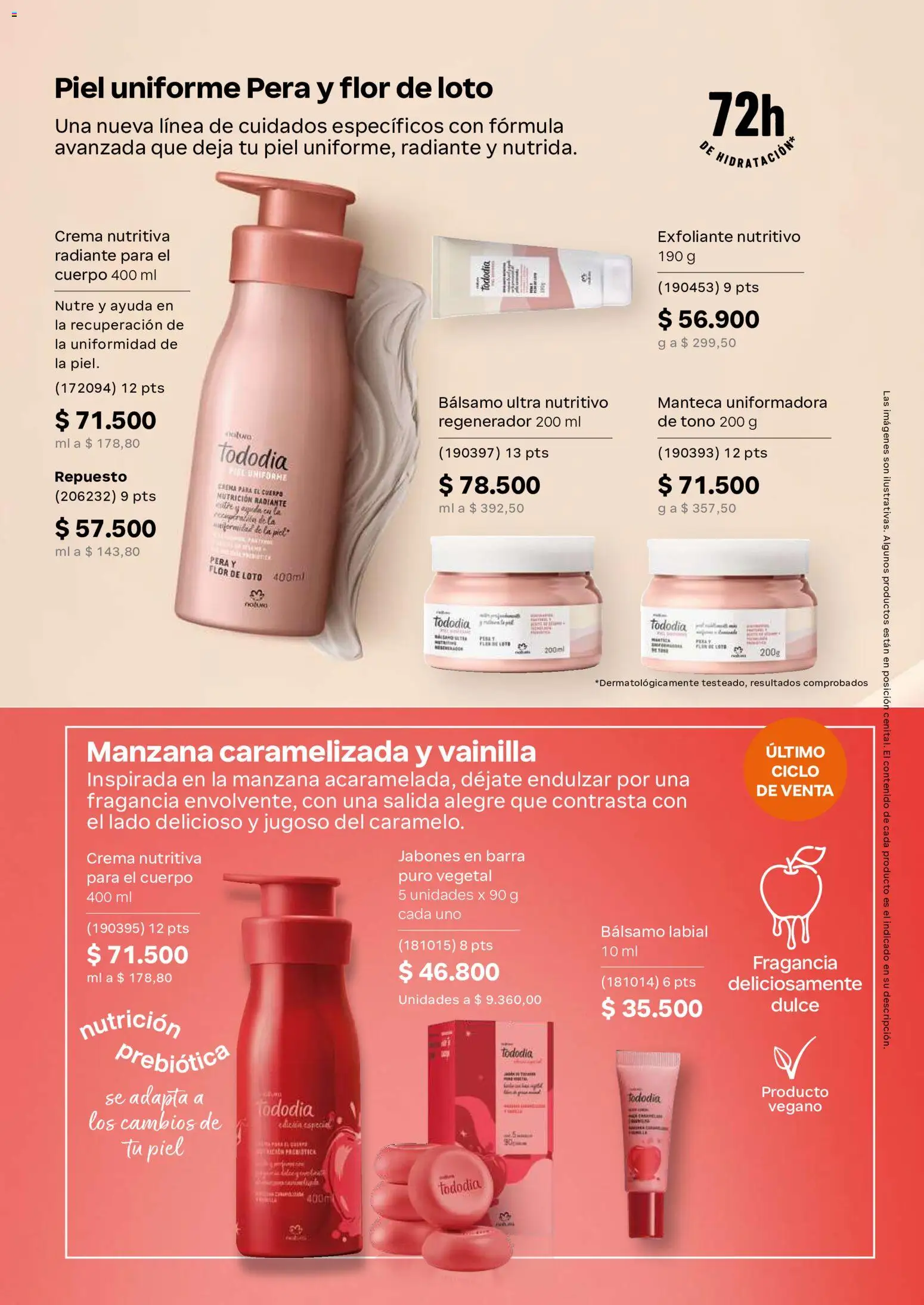 Natura revista - valida desde el 23/09/2026 | Página: 138 | Productos: Crema, Loto, Manteca, Pera