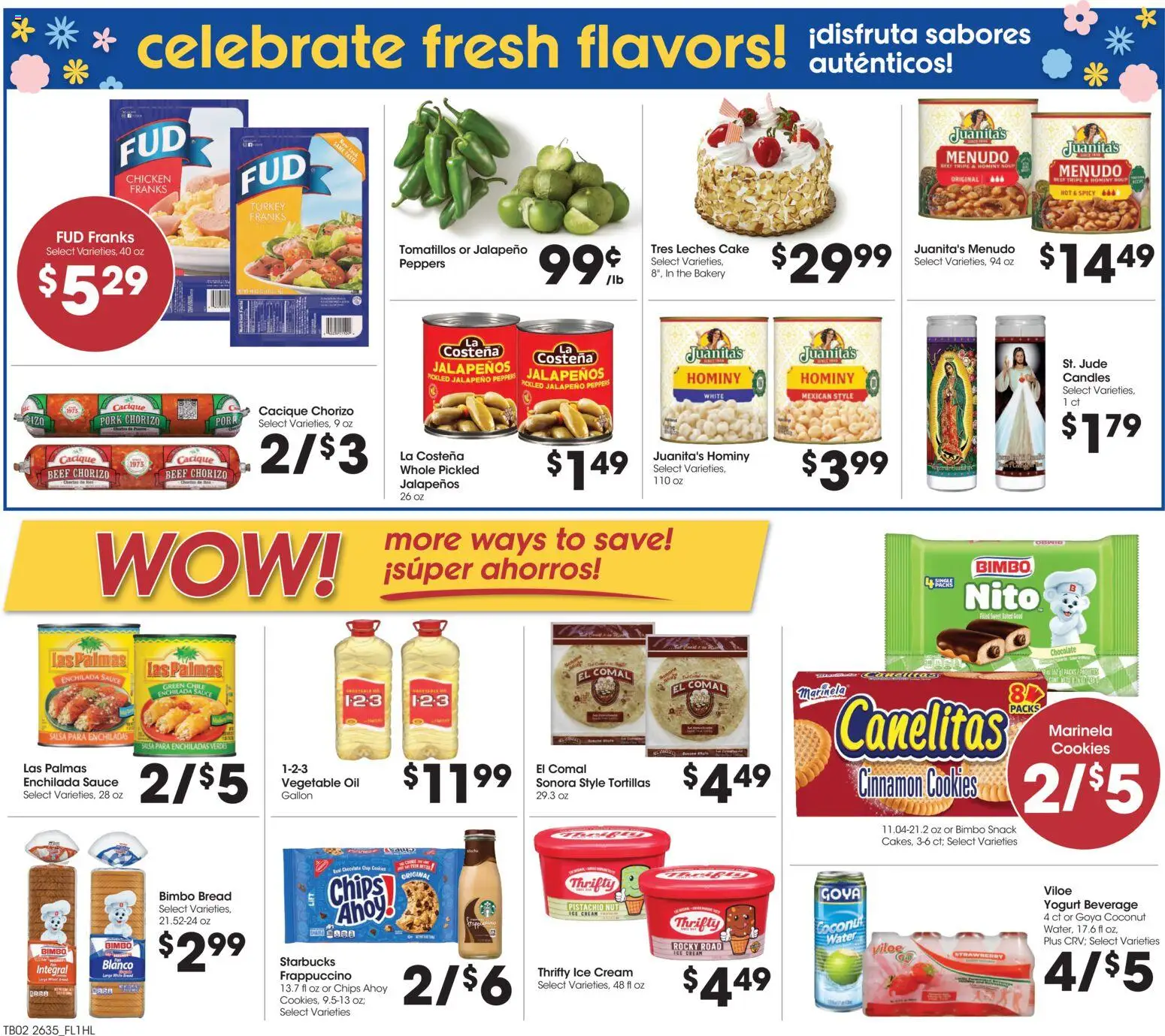 Food 4 Less Weekly Ad - valid from 09/30/2026 | Page: 3 | Products: Chicken, Yogurt, Bread, Chips